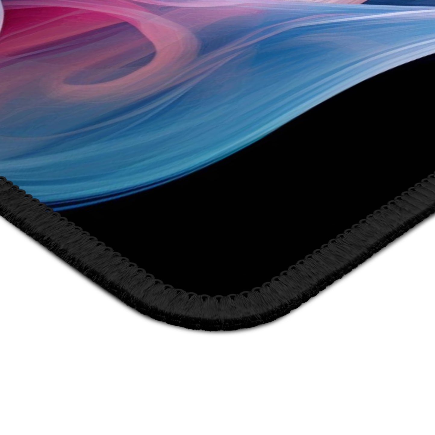 Gaming Mouse Pad Pink & Blue Tulip Rose 3