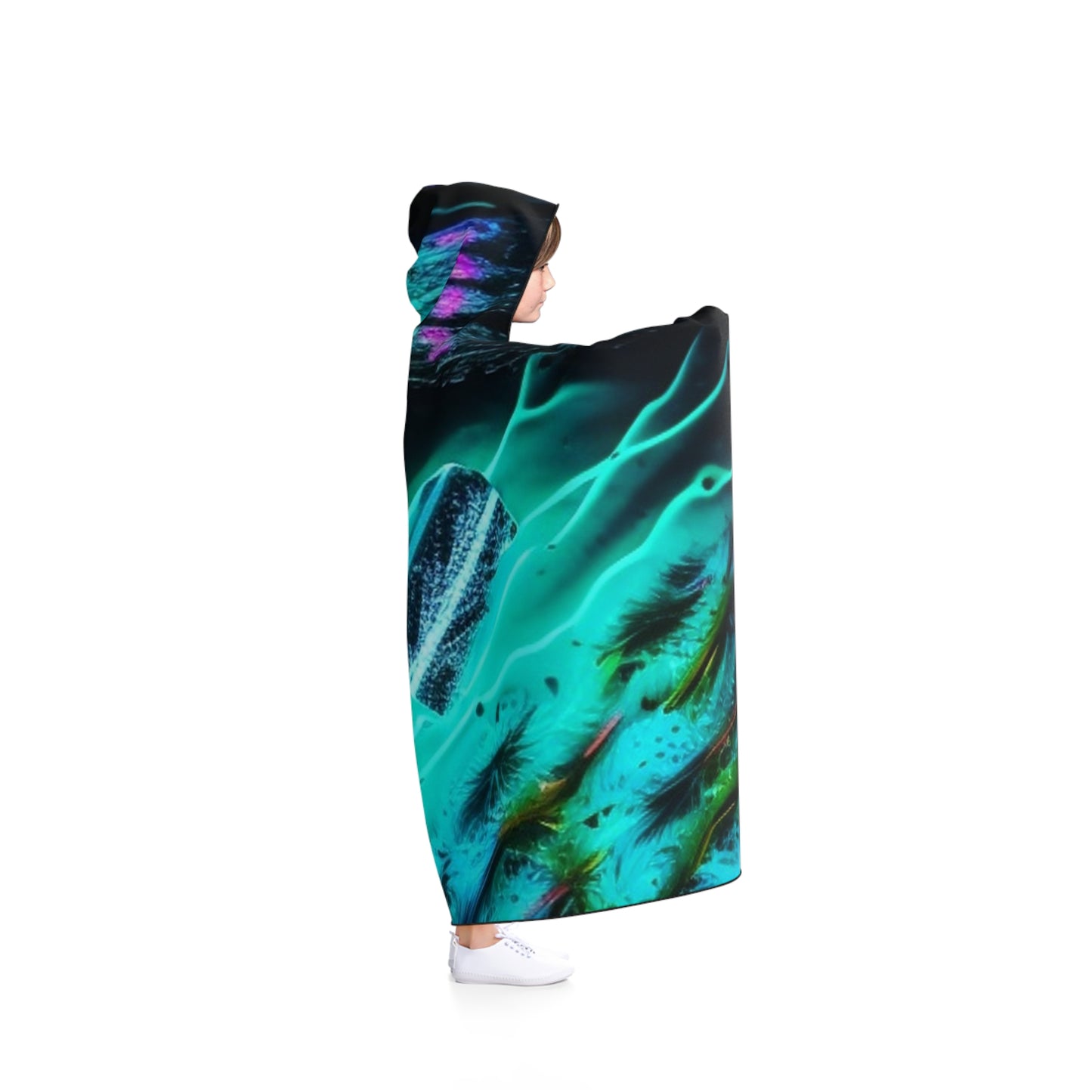 Hooded Blanket Florescent Glow 2