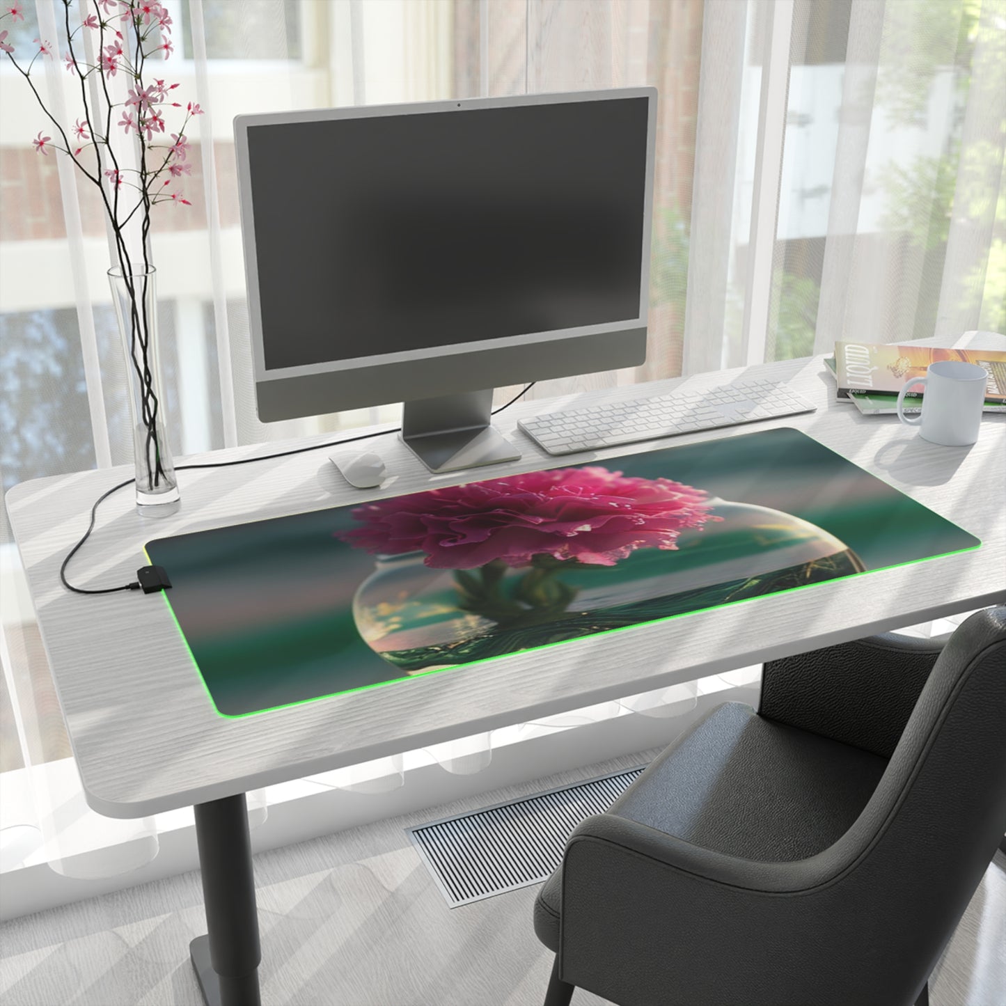 LED Gaming Mouse Pad Carnation 3