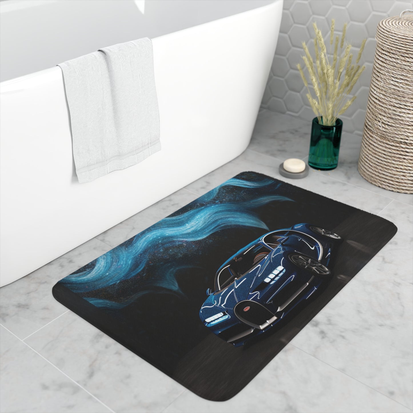 Memory Foam Bath Mat Hyper Bugatti 3