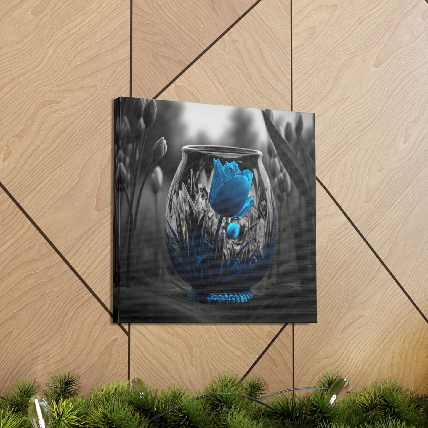 Canvas Gallery Wraps Tulip Blue 6