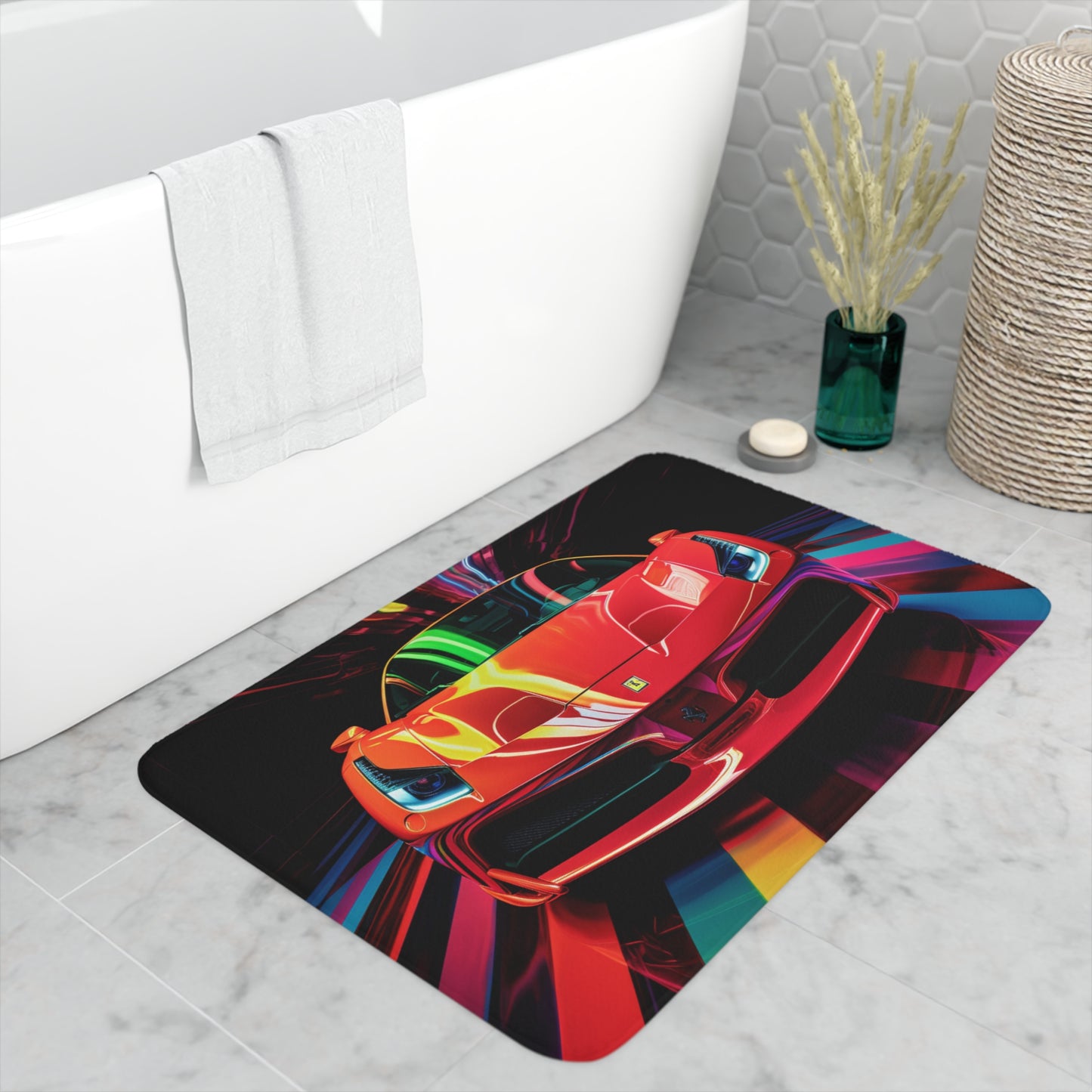 Memory Foam Bath Mat Ferrari Flair Macro 3