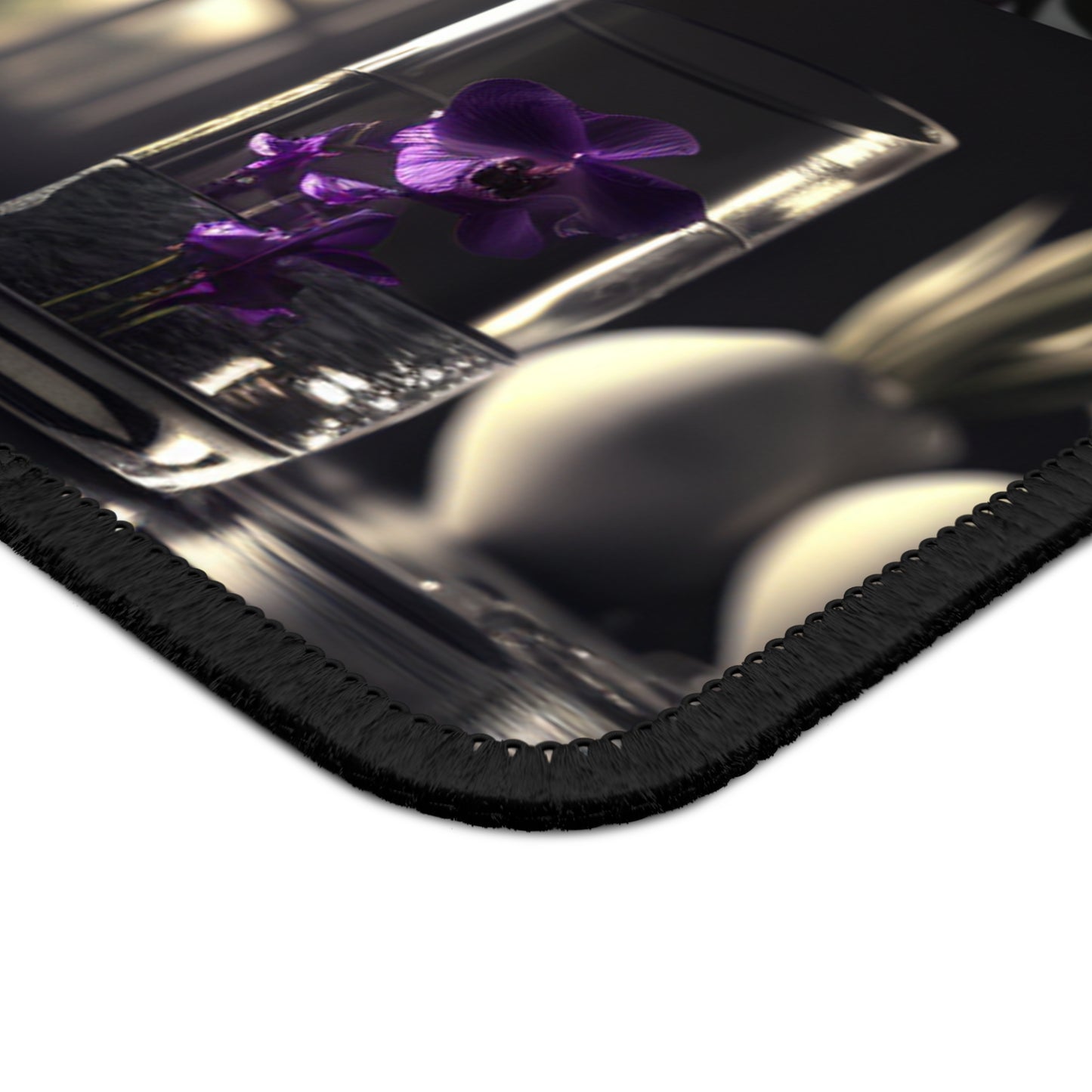 Gaming Mouse Pad Purple Orchid Glass vase 5