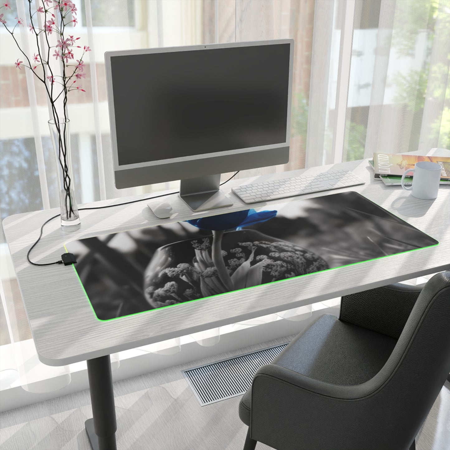 LED Gaming Mouse Pad Tulip 3