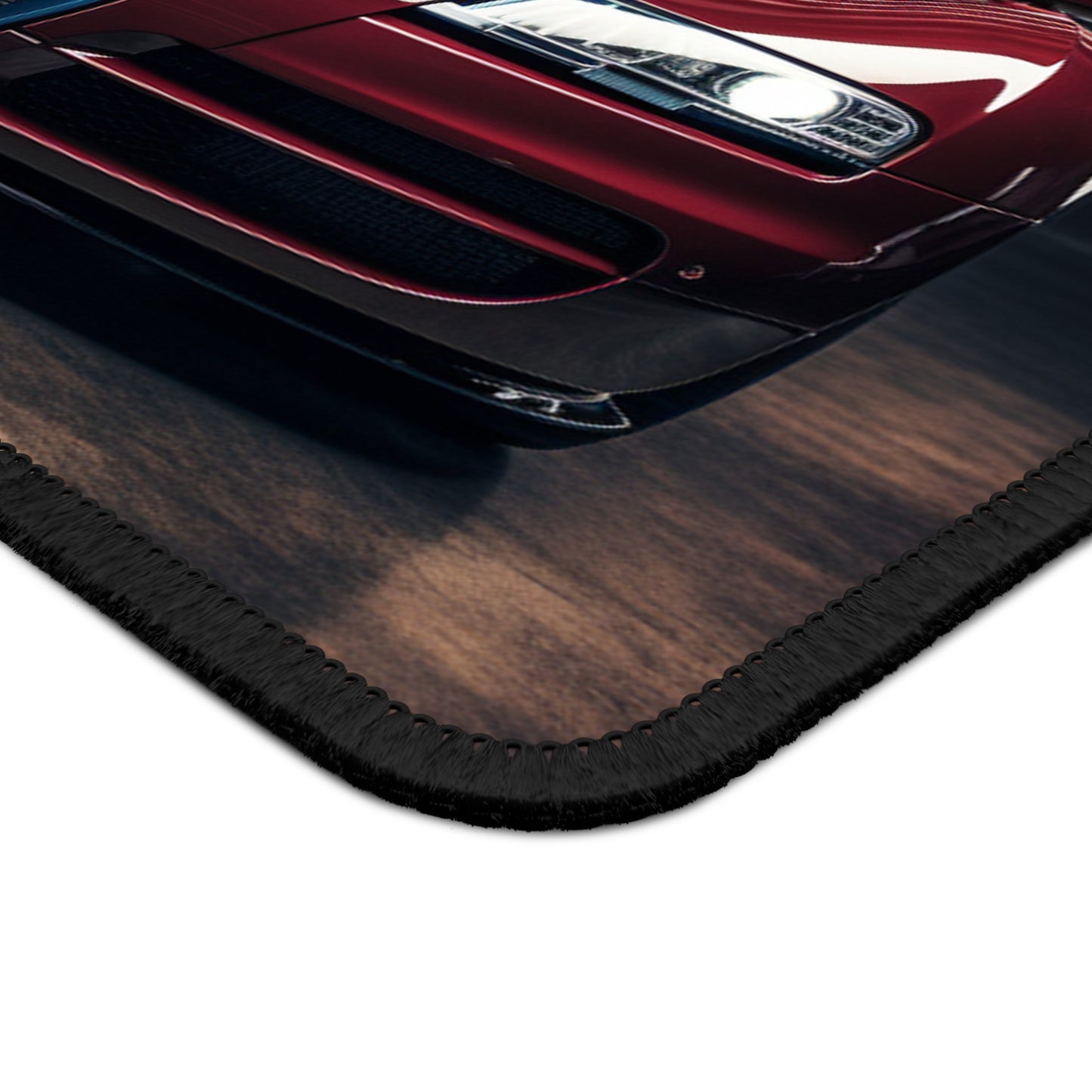 Gaming Mouse Pad American Flag Background Bugatti 1