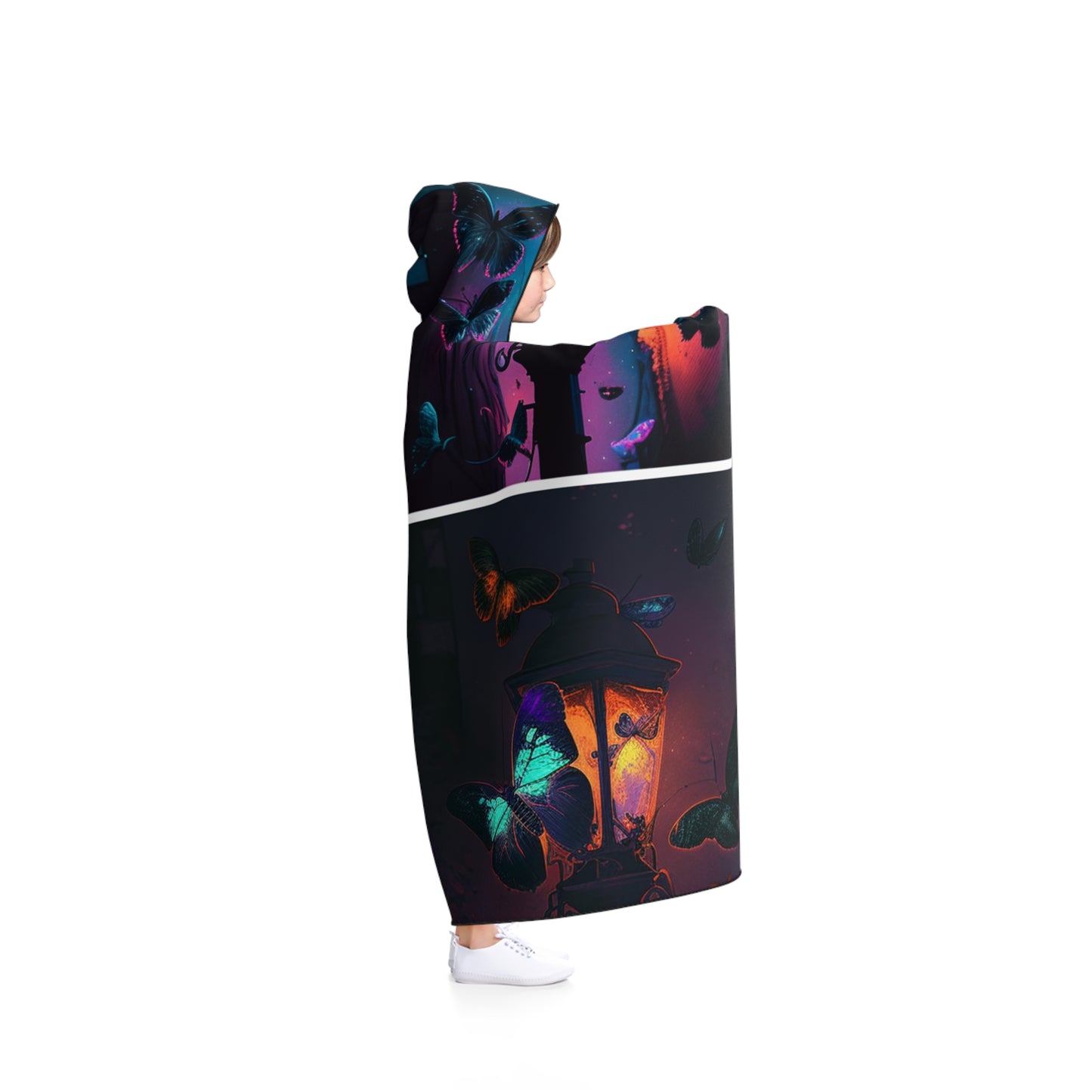 Hooded Blanket Street Light Butterfly 5