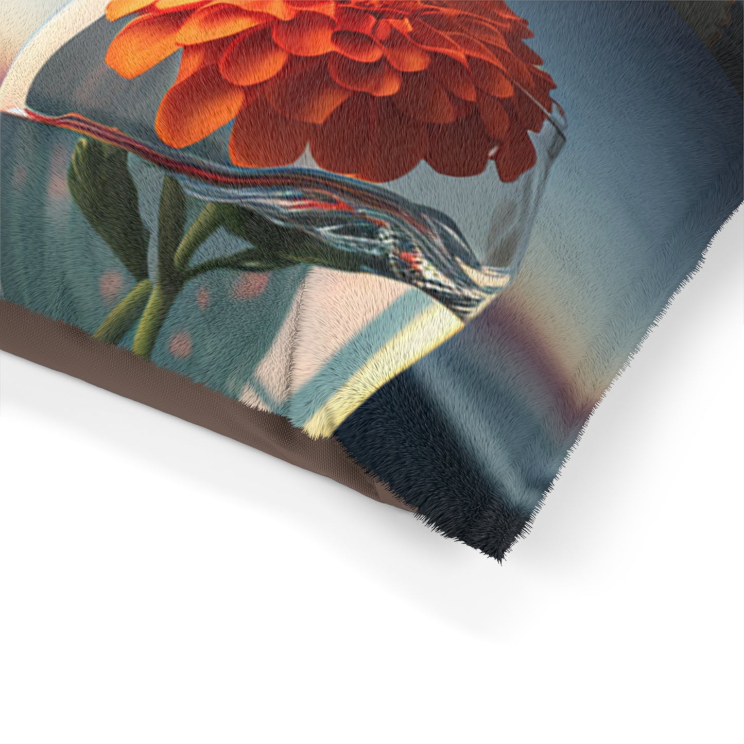 Pet Bed Orange Zinnia 5