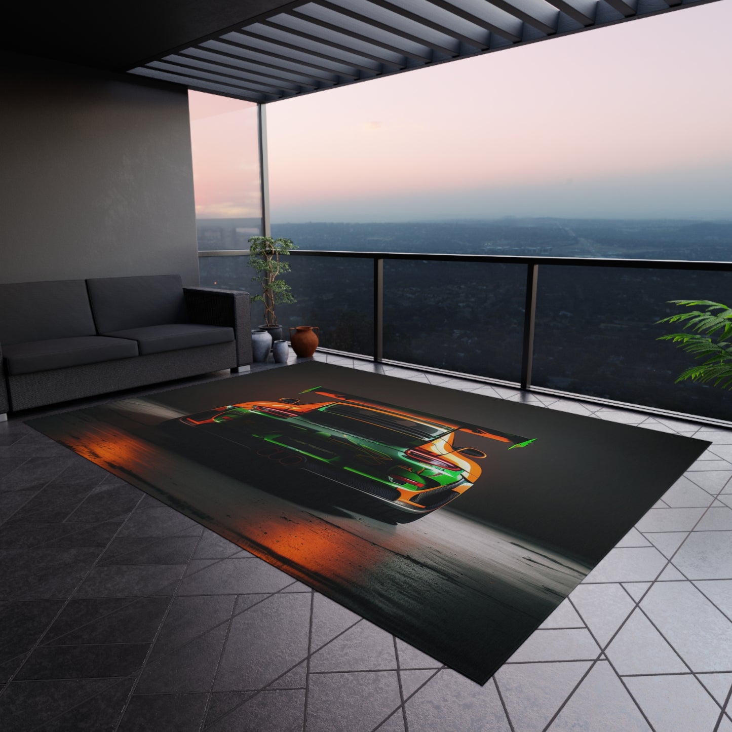 Outdoor Rug Porsche Color 3