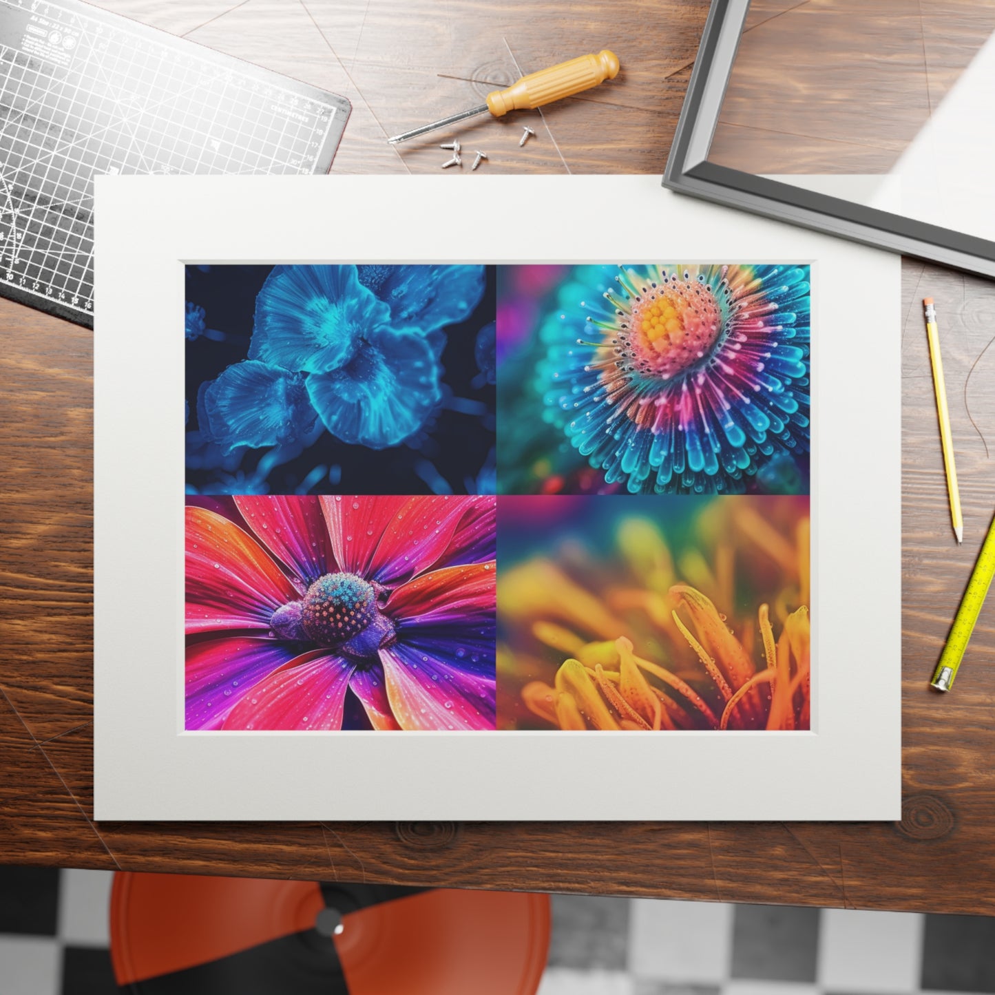 Fine Art Prints (Passepartout Paper Frame) Macro Life Photo 1