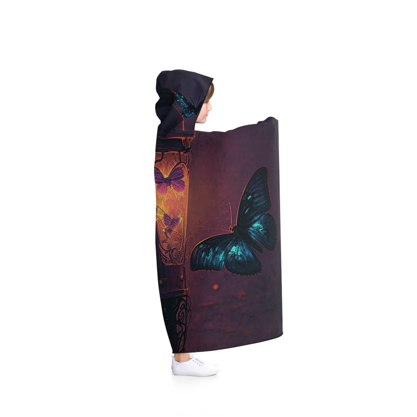 Hooded Blanket Street Light Butterfly 4