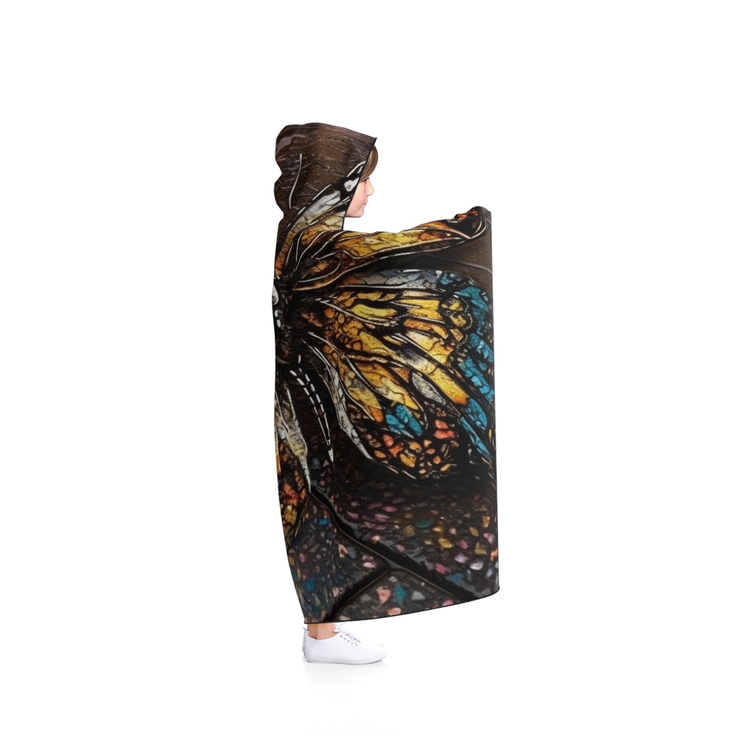 Hooded Blanket Water Butterfly Street 1