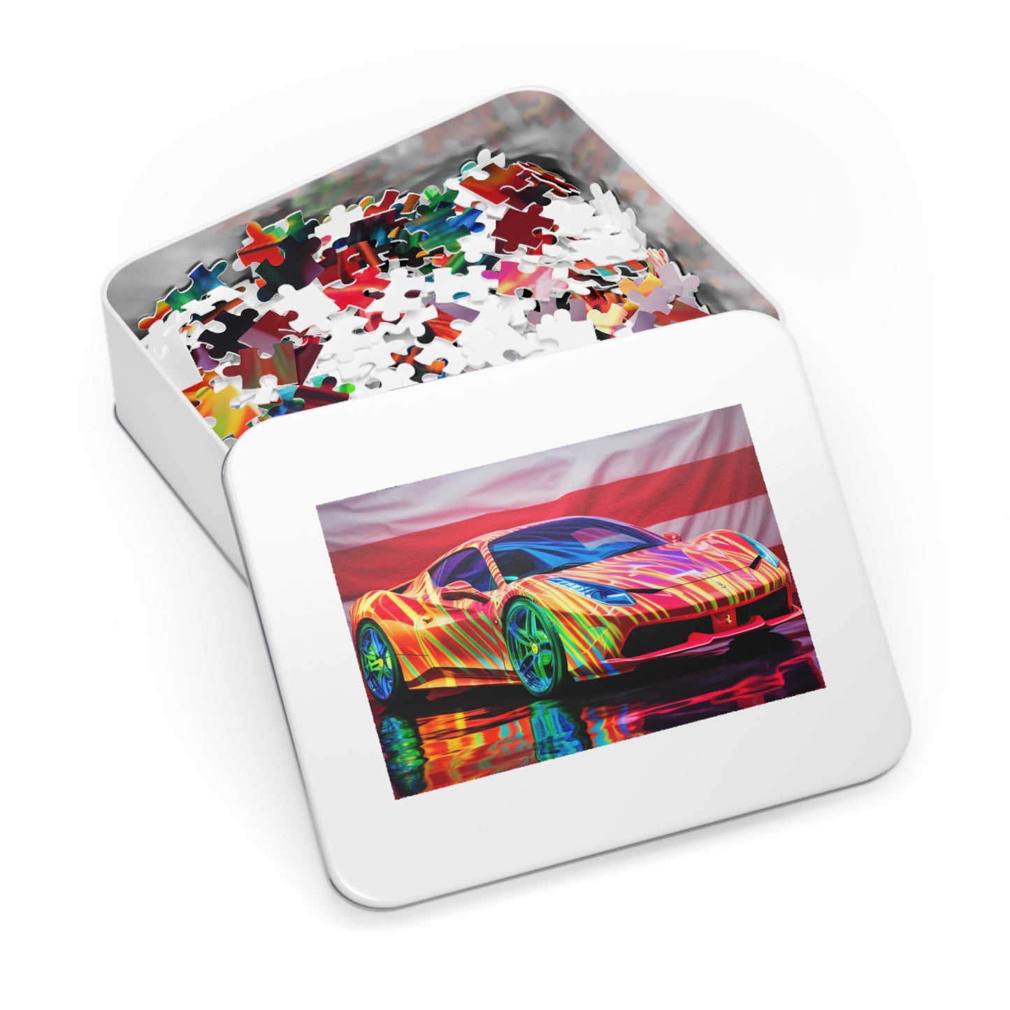 Jigsaw Puzzle (30, 110, 252, 500,1000-Piece) Hyper Colorfull Ferrari 4