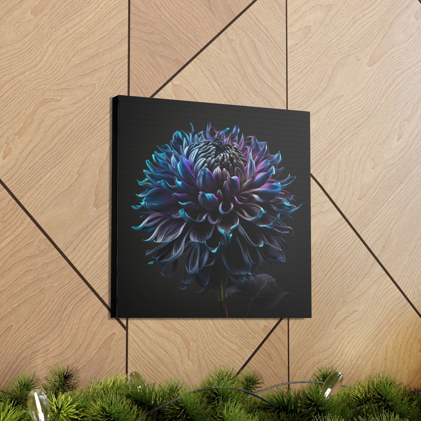 Canvas Gallery Wraps Dahlia Purple 3