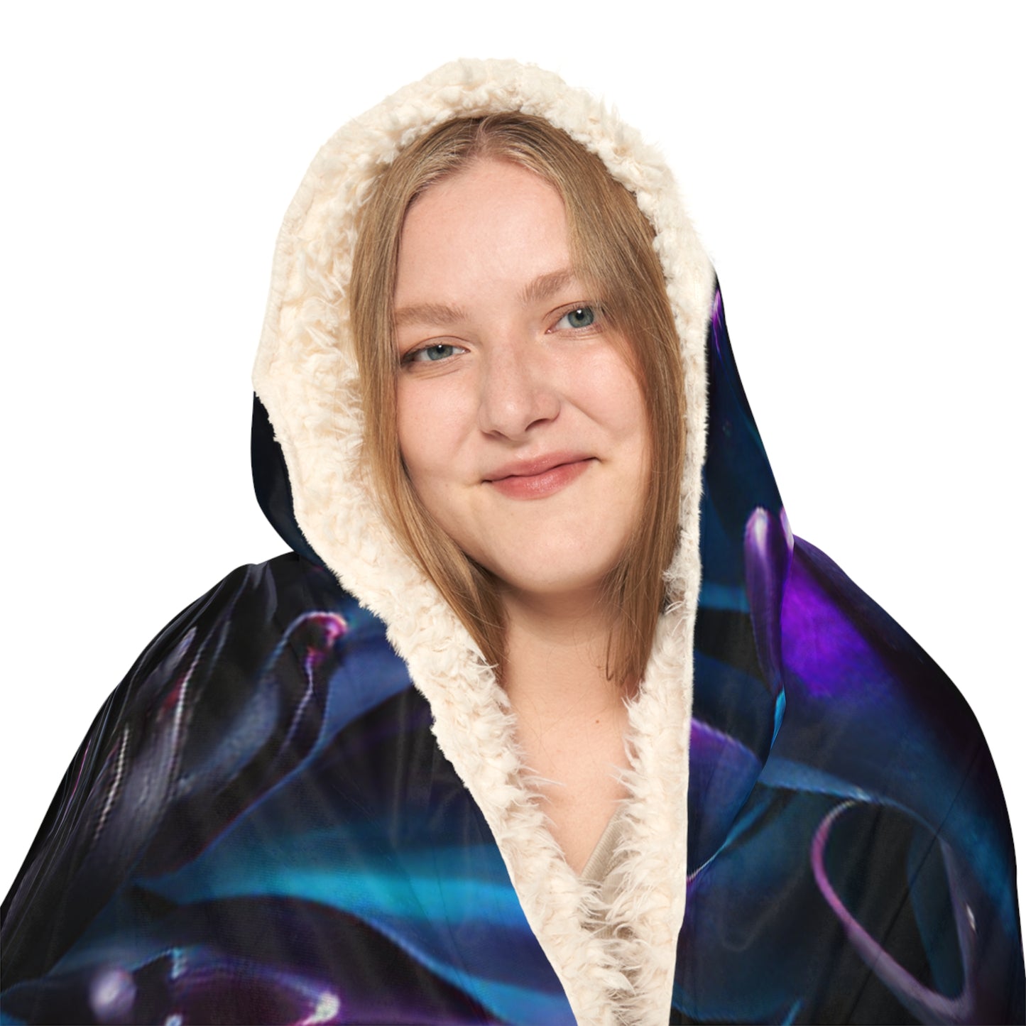 Snuggle Hooded Blanket Dahlia Purple 2