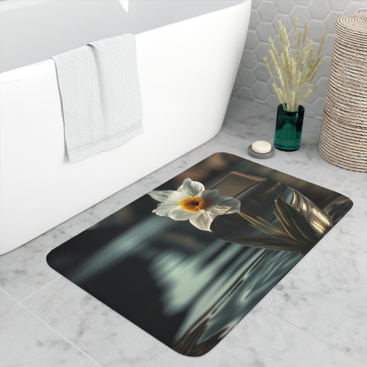 Memory Foam Bath Mat Daffodil 2