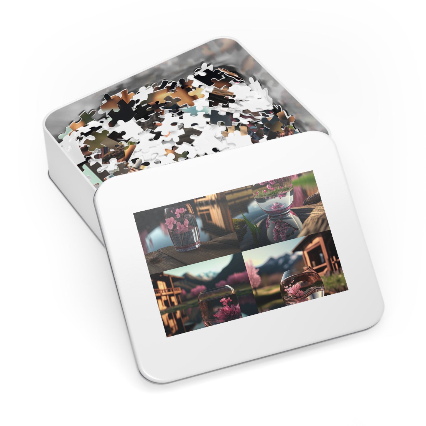 Jigsaw Puzzle (30, 110, 252, 500,1000-Piece) Cherry Blossom 5