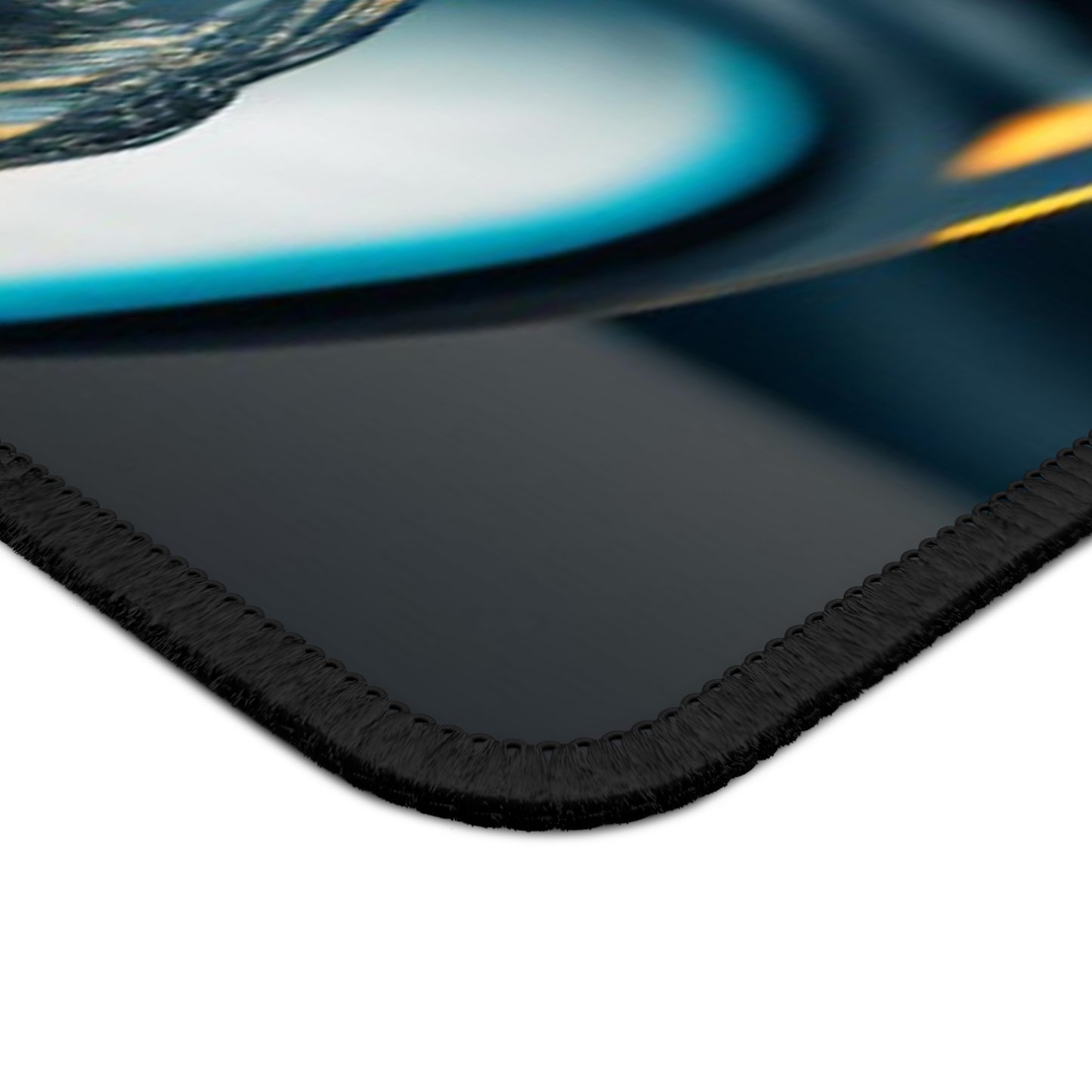 Gaming Mouse Pad yello Gerbera glass 3