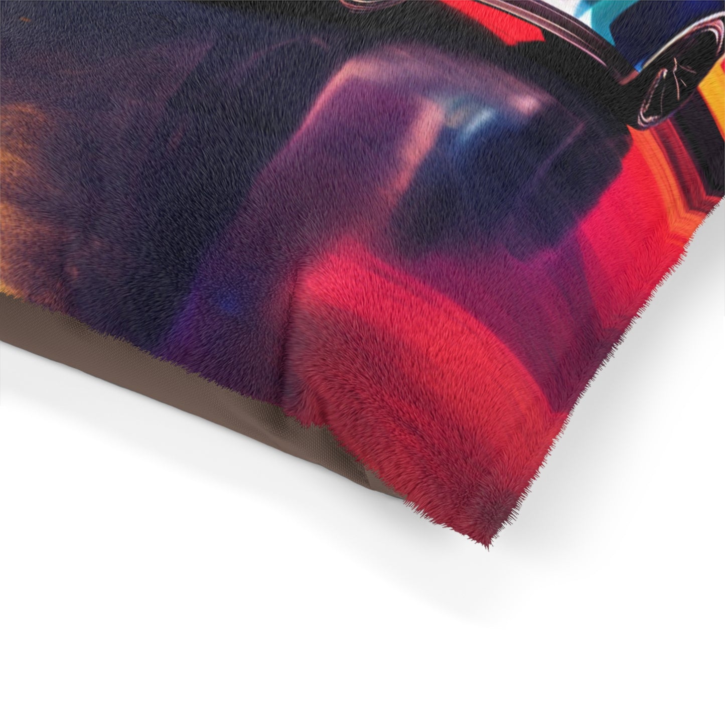 Pet Bed Macro American Flag Porsche 1