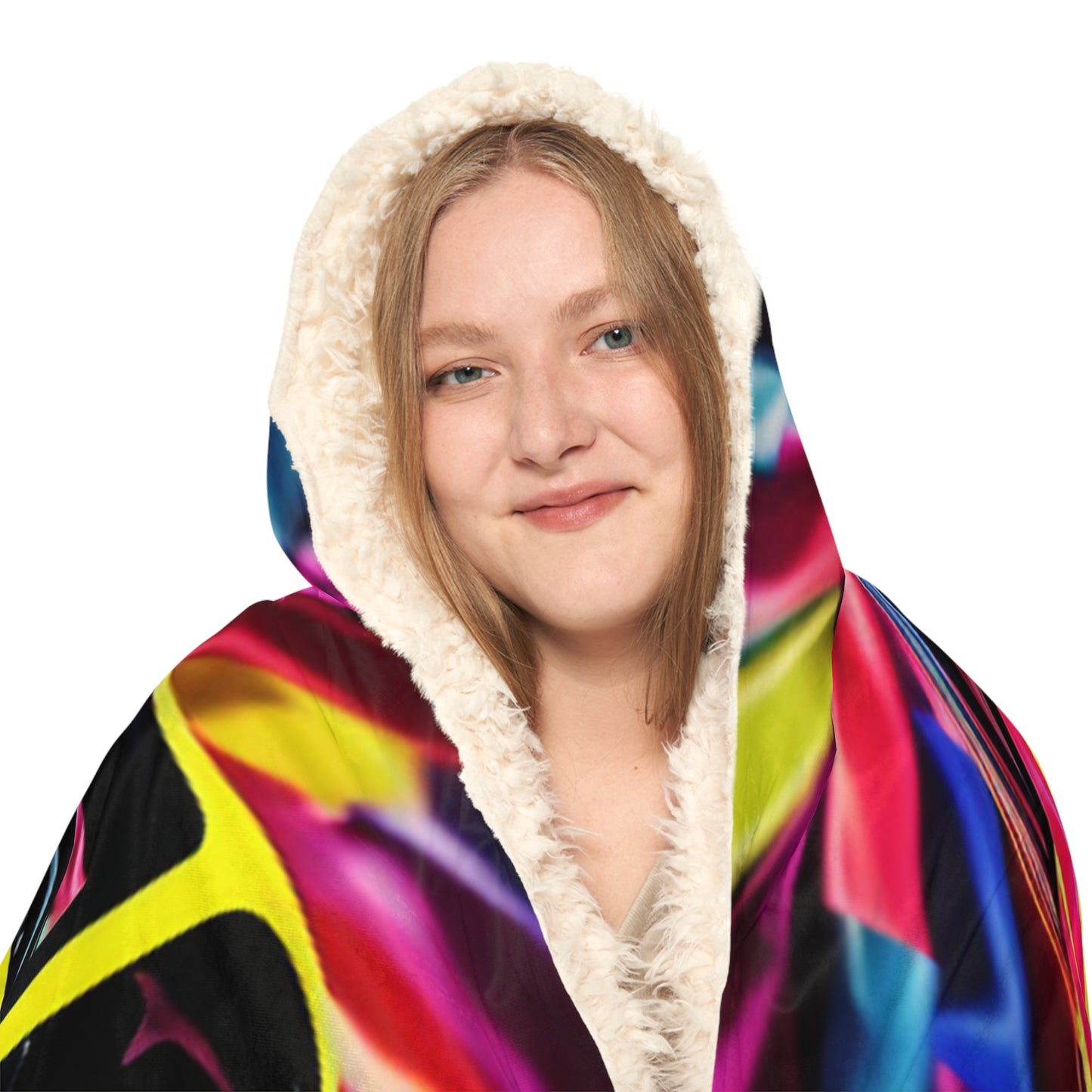 Snuggle Hooded Blanket Macro Flag Ferrari 3