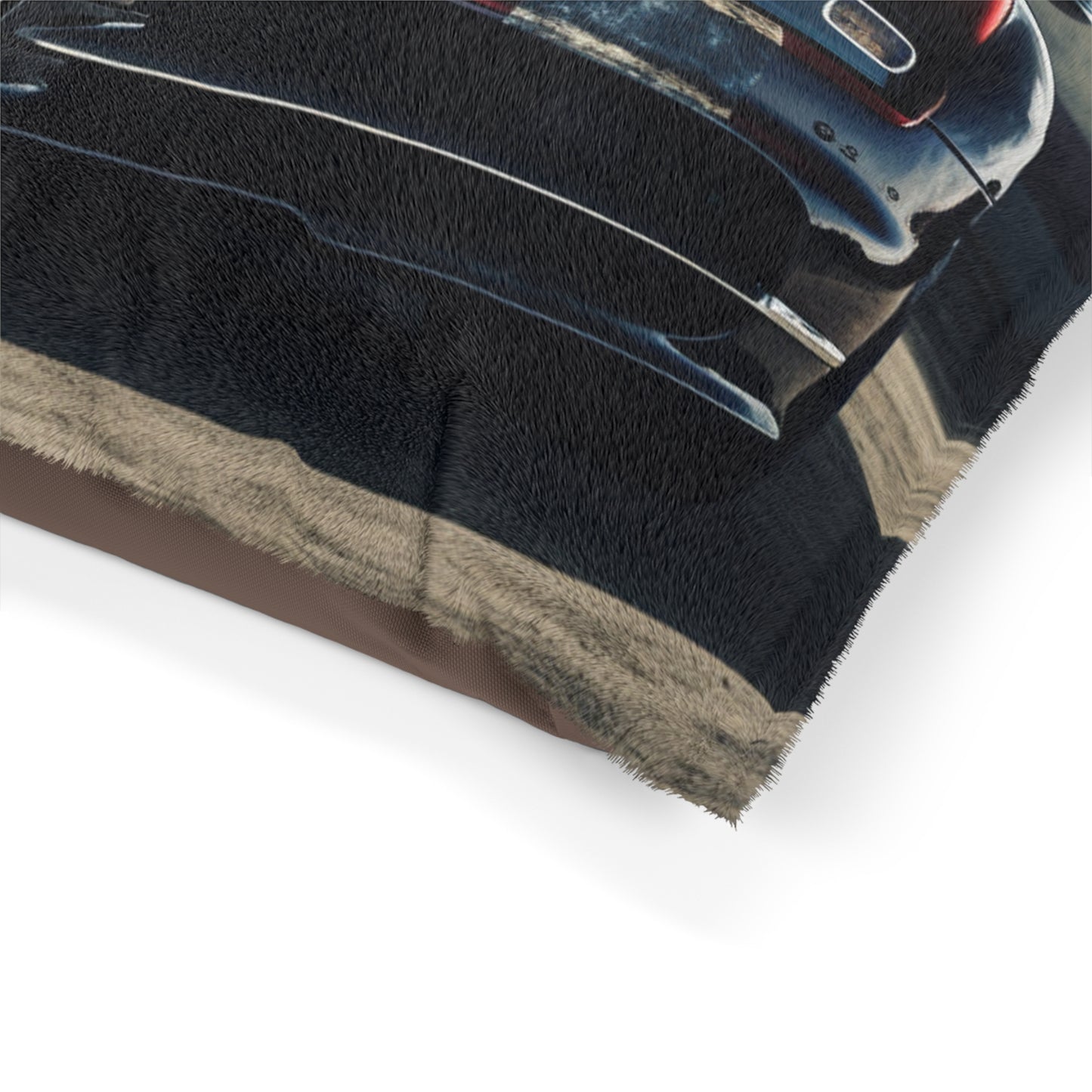 Pet Bed American Flag Background Bugatti 3