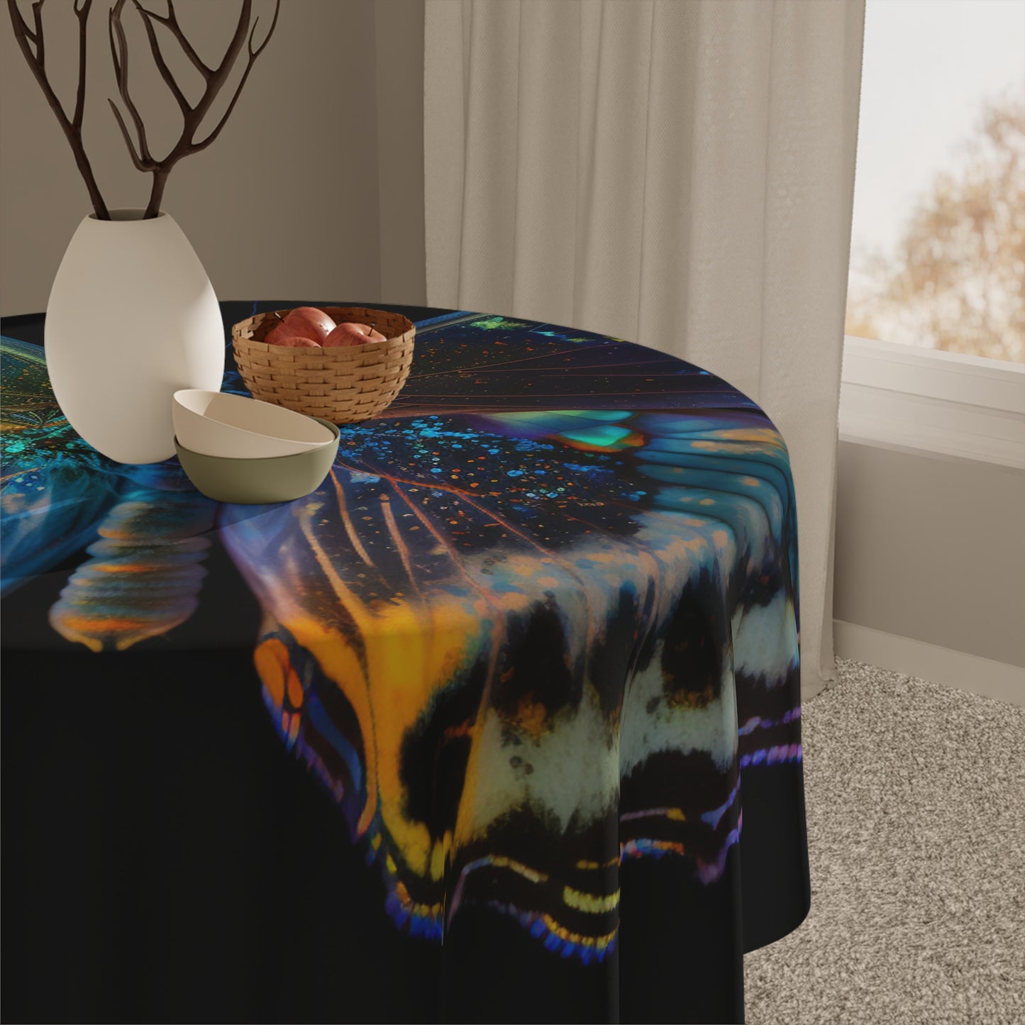 Tablecloth Neon Butterfly Flair 4