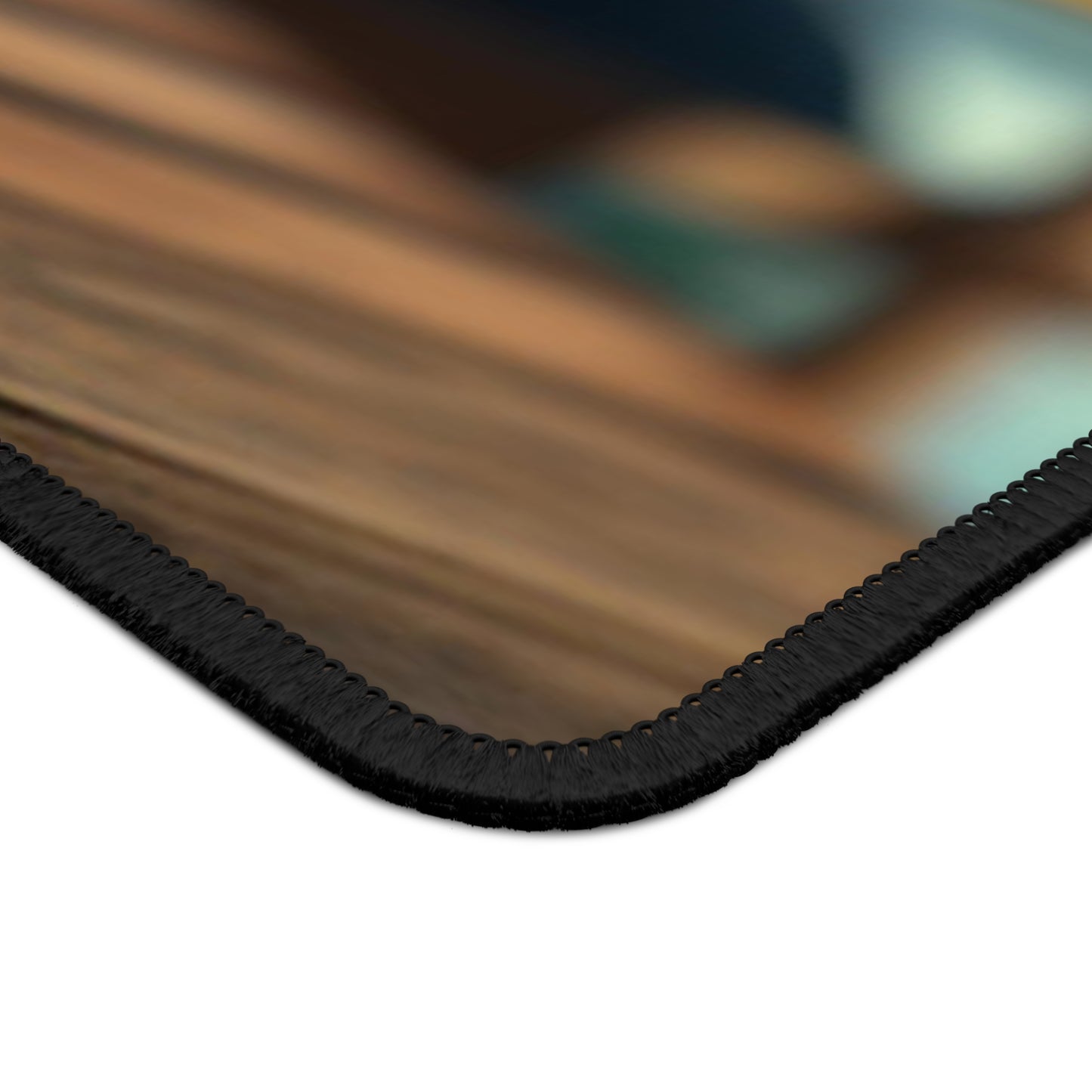 Gaming Mouse Pad Yellow Hibiscus Wood 2