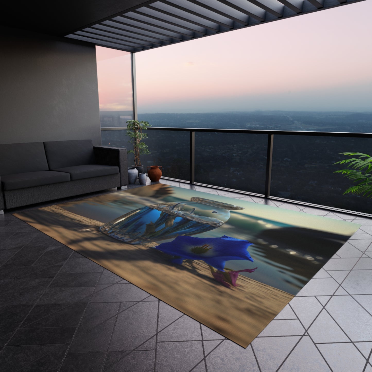 Outdoor Rug Bluebell 1