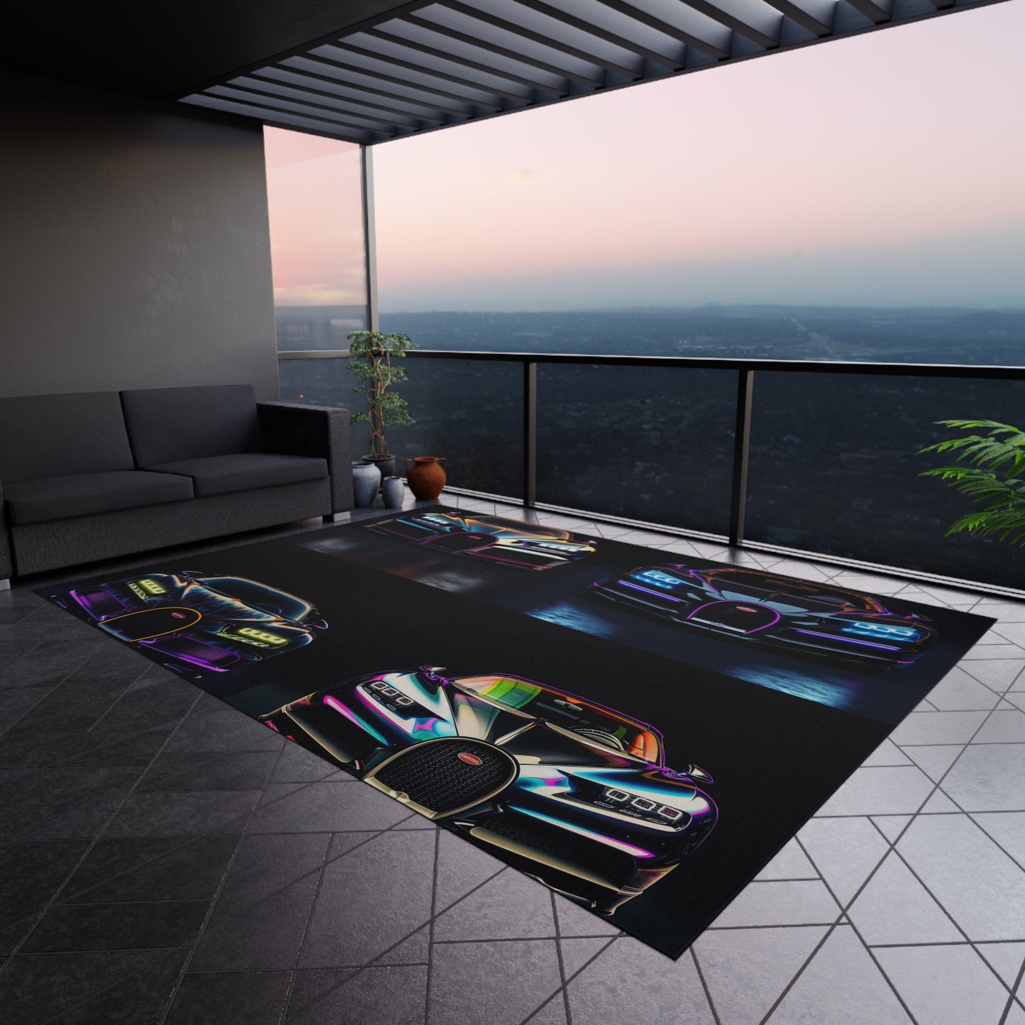 Outdoor Rug Hyper Bugatti Chiron 5