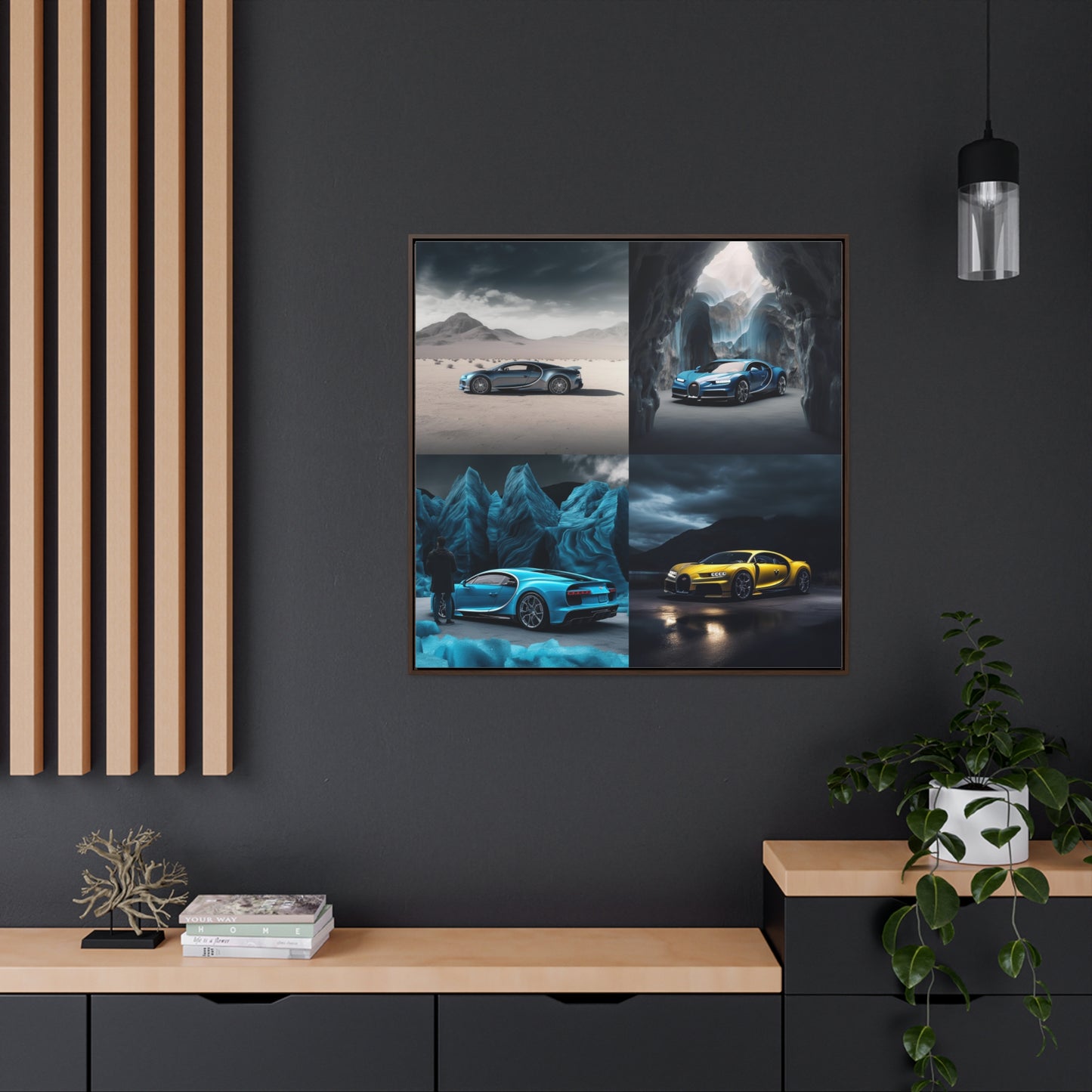 Gallery Canvas Wraps, Square Frame Bugatti Real Look 5