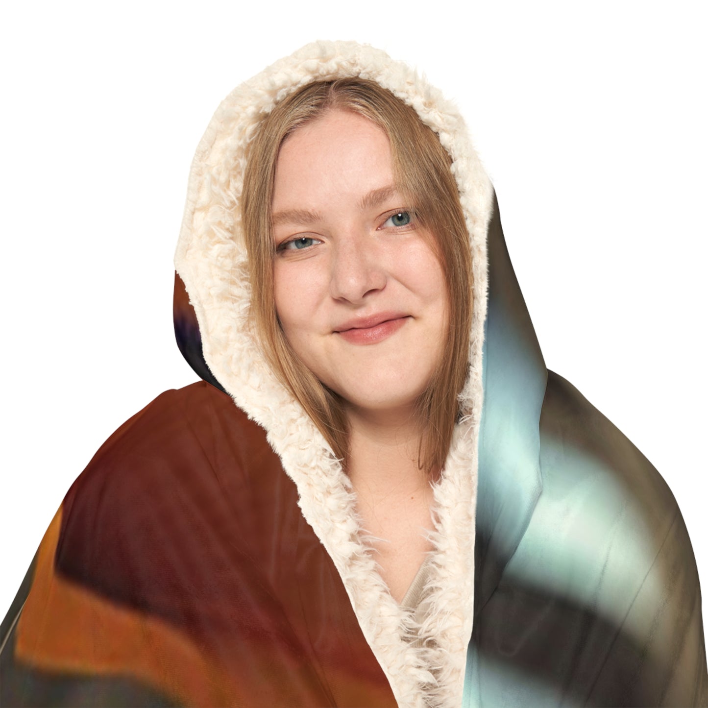 Snuggle Hooded Blanket Poppy in a Glass Vase 4