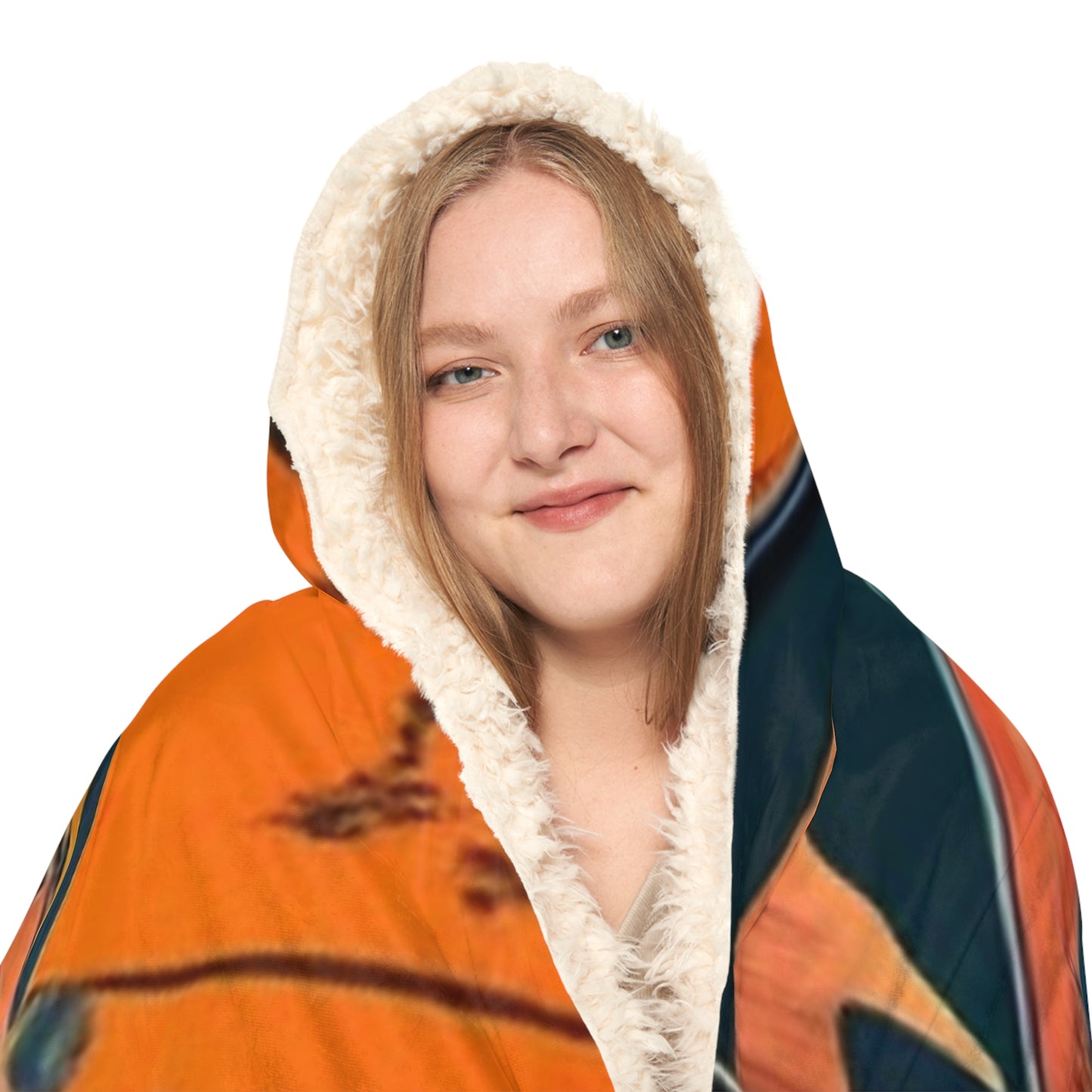 Snuggle Hooded Blanket Porsche Abstract 3