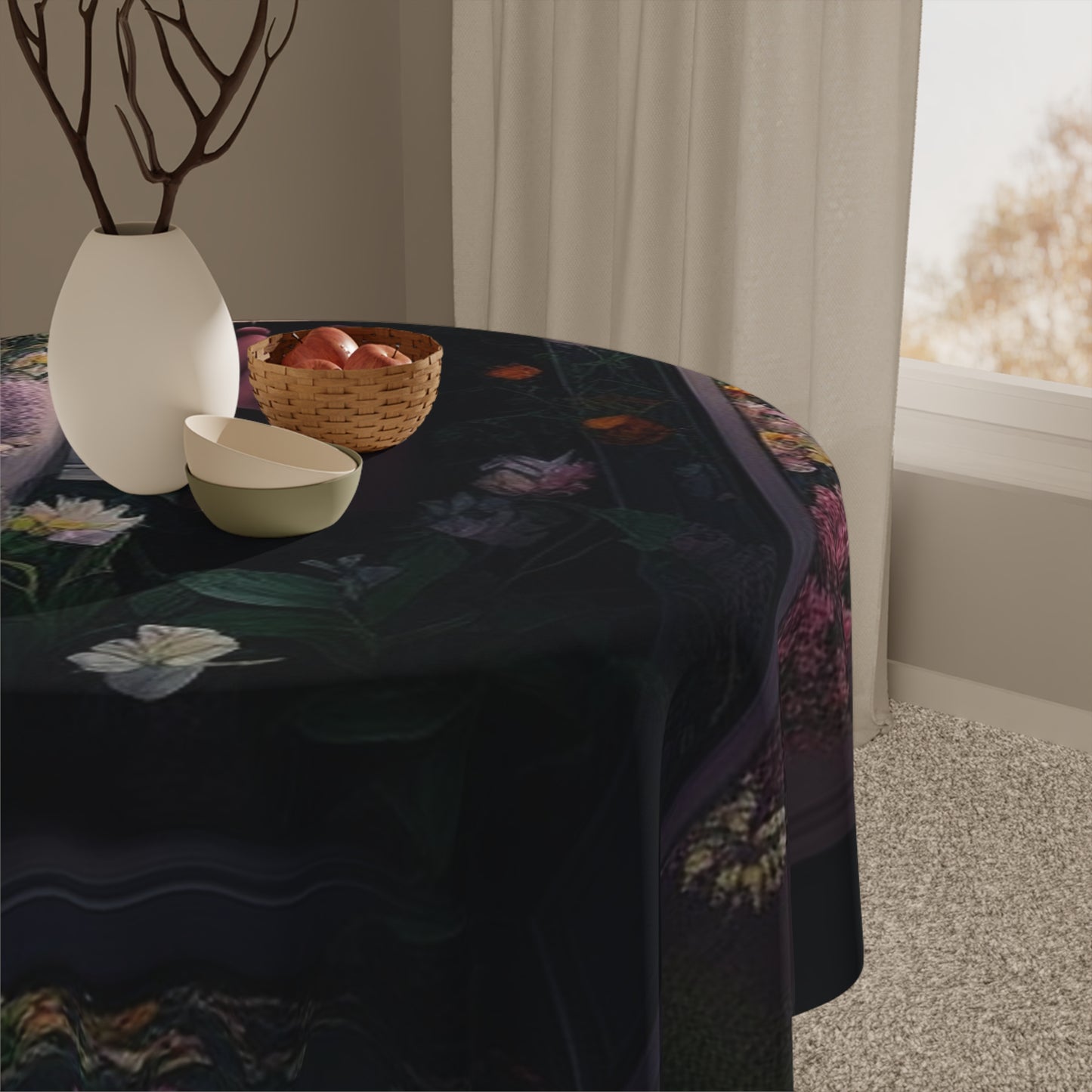 Tablecloth A Wardrobe Surrounded by Flowers 2