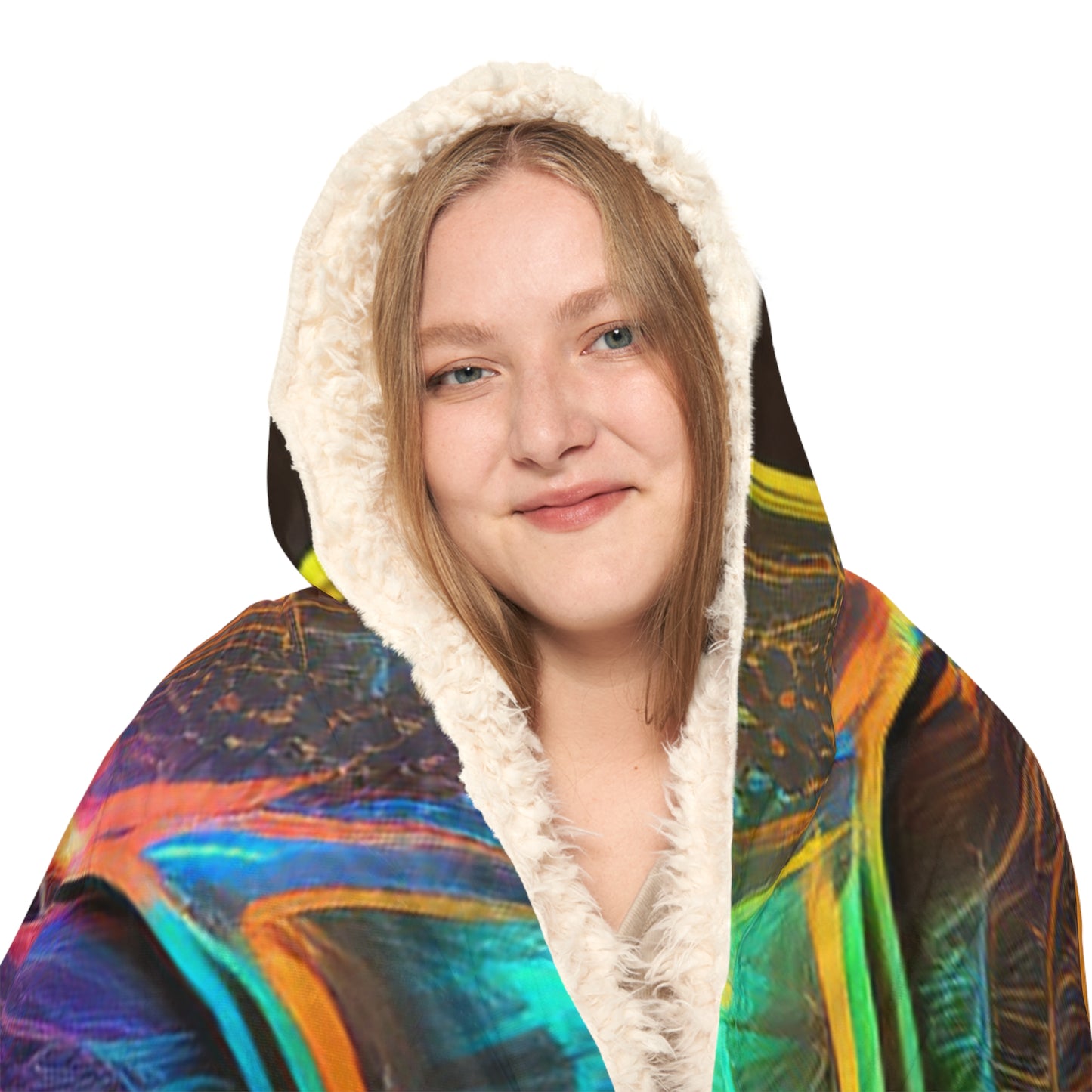 Snuggle Hooded Blanket Raw Hyper Color Butterfly 3