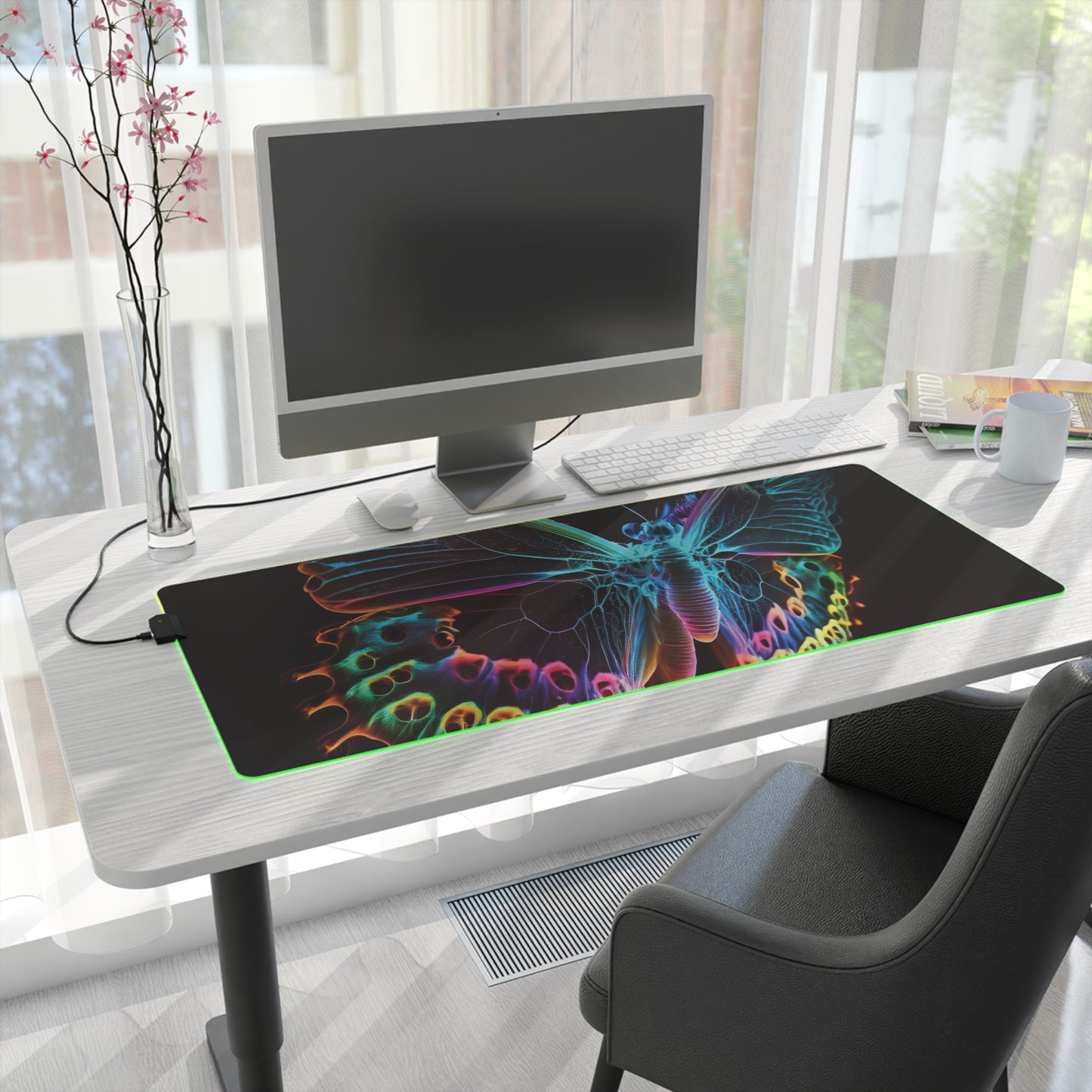LED Gaming Mouse Pad Thermal Butterfly 2