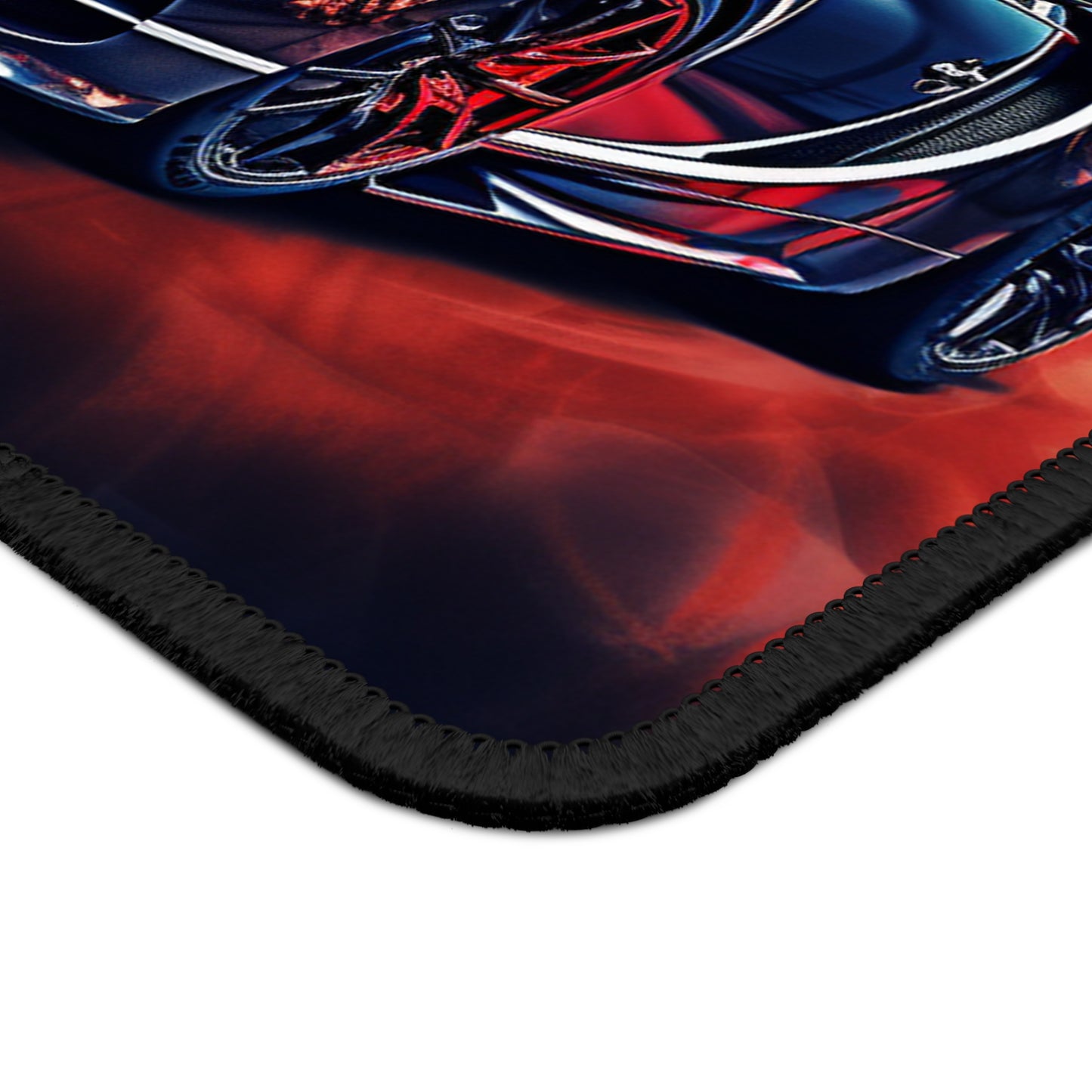 Gaming Mouse Pad Abstract American Flag Background Bugatti 4