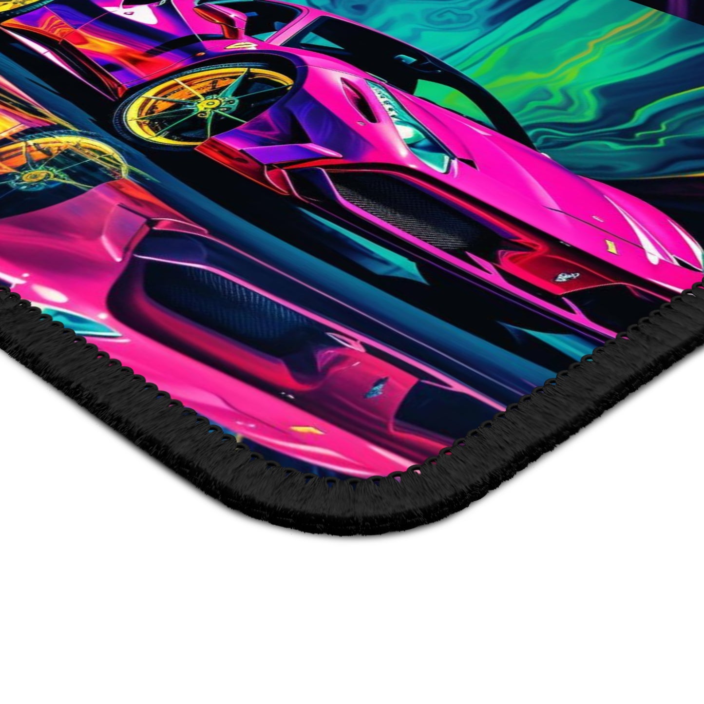 Gaming Mouse Pad Pink Ferrari Macro 5