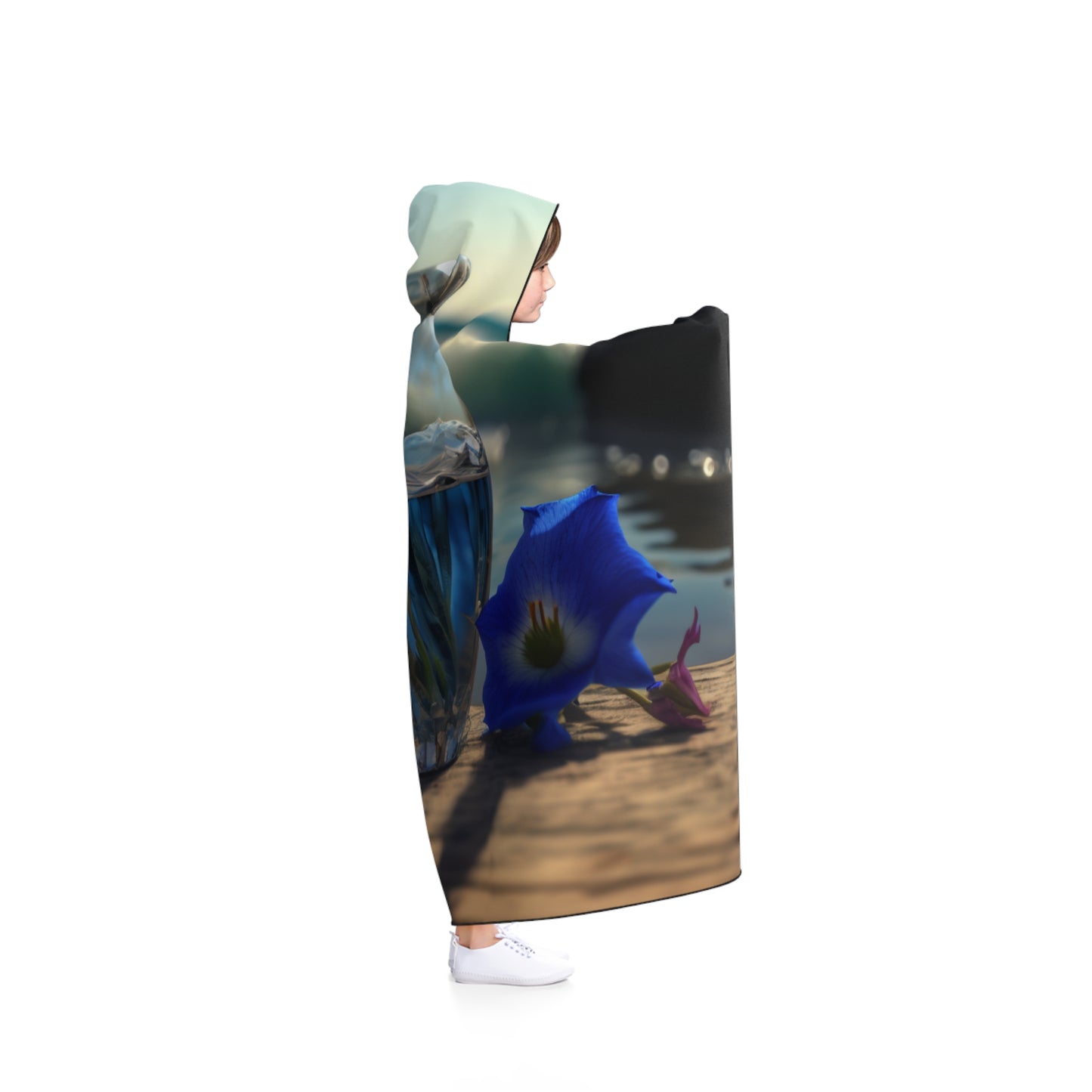 Hooded Blanket Bluebell 1