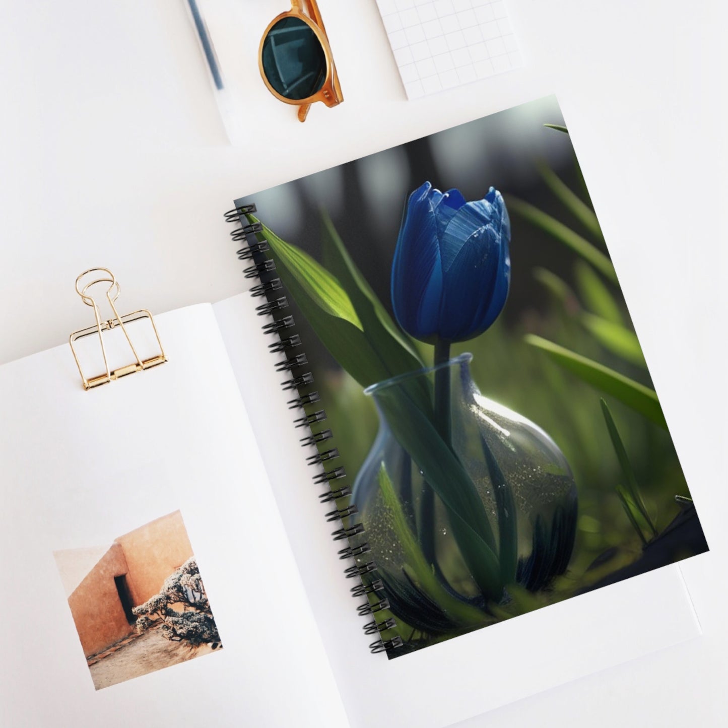 Spiral Notebook - Ruled Line Tulip 1