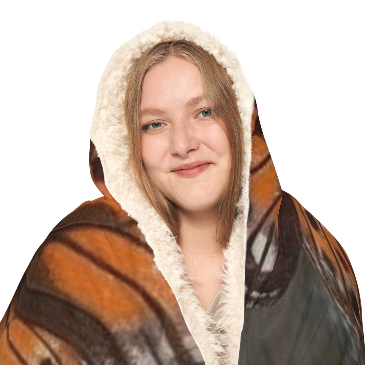 Snuggle Hooded Blanket Water Butterfly Street 2