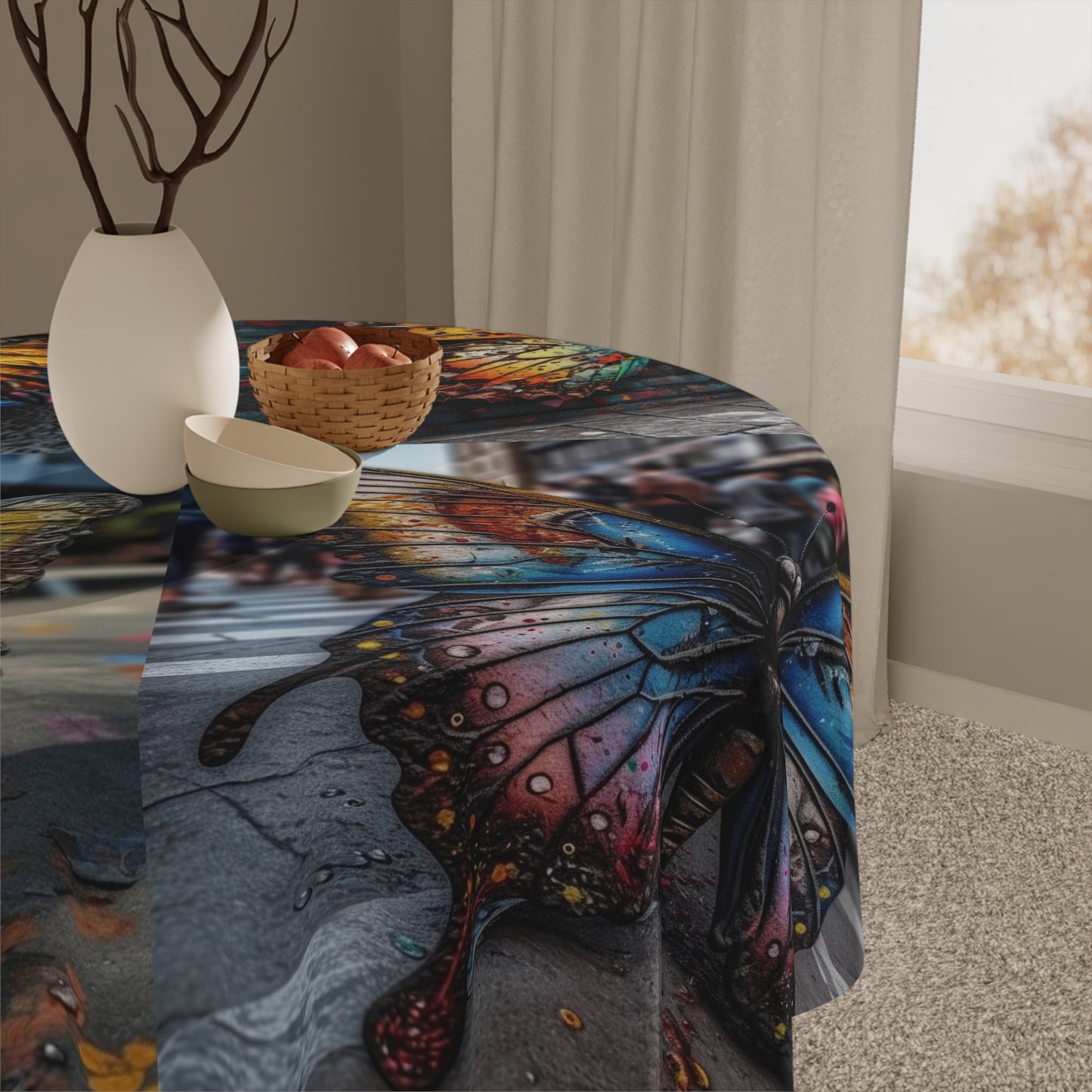 Tablecloth Liquid Street Butterfly 5