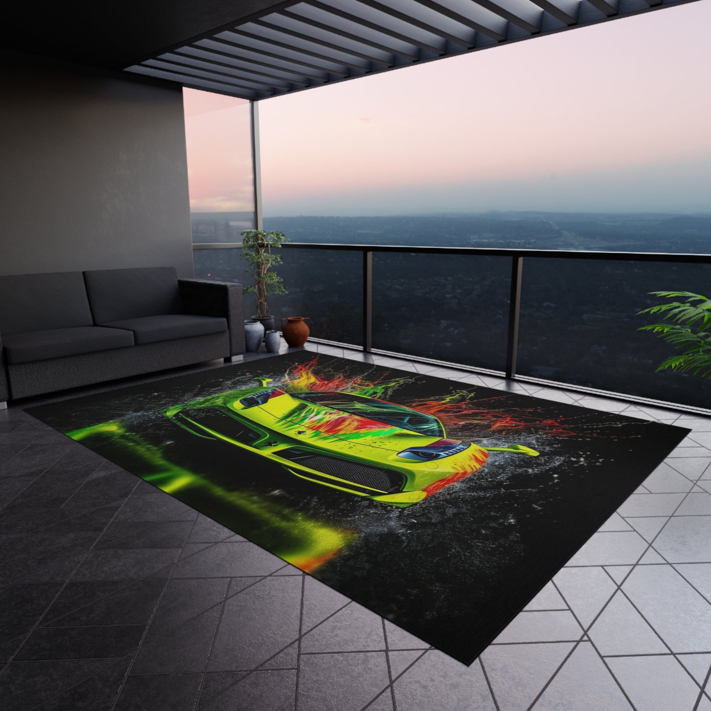 Outdoor Rug Farrari Water 1