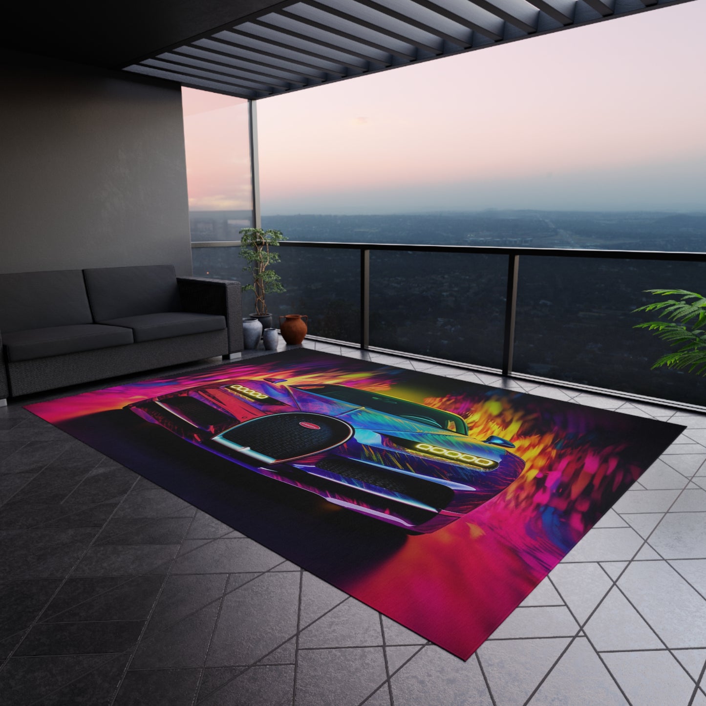 Outdoor Rug Florescent Bugatti Flair 3