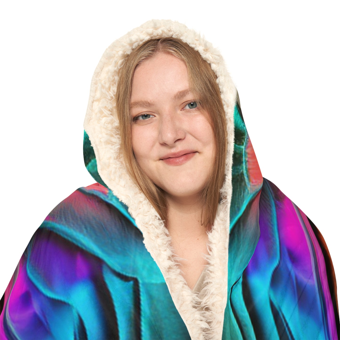 Snuggle Hooded Blanket Raw Hyper Color Butterfly 2