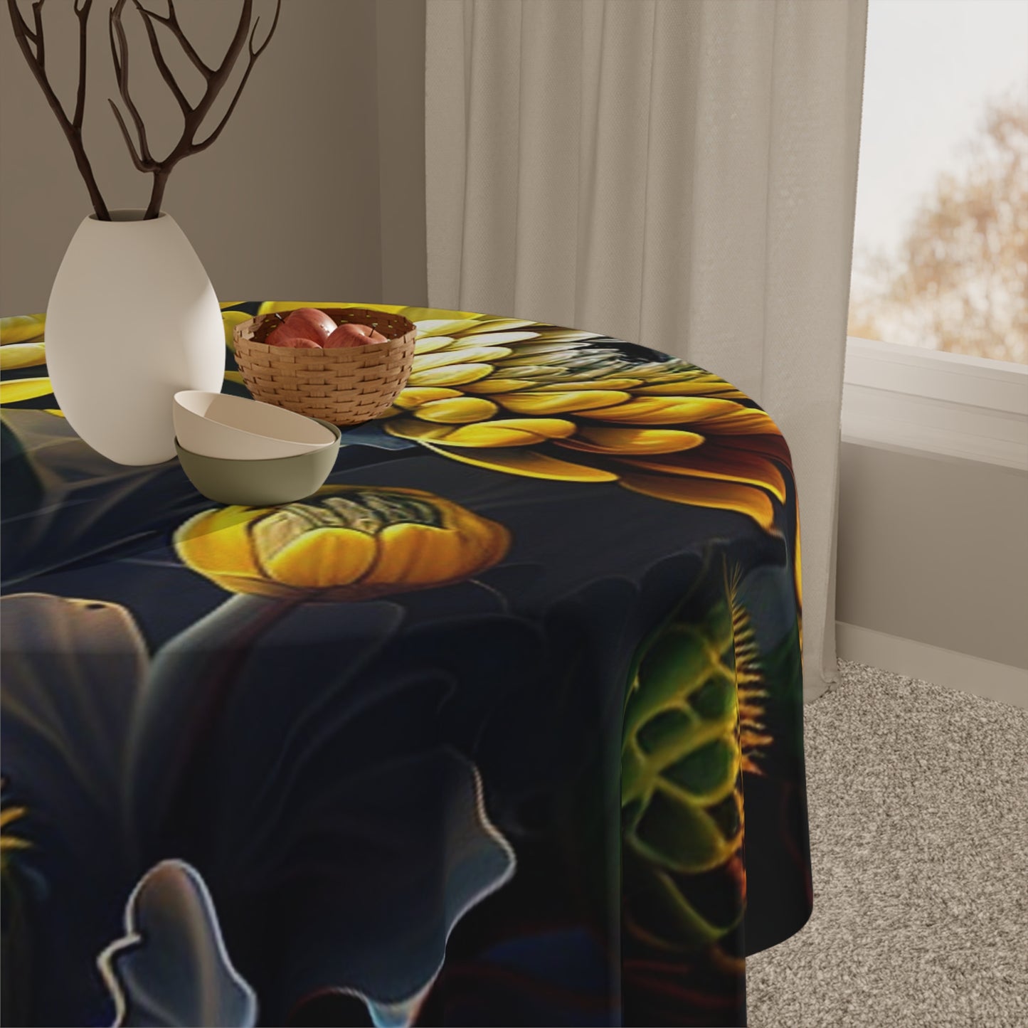 Tablecloth Yellow Hermosas Flores Amarillas 2