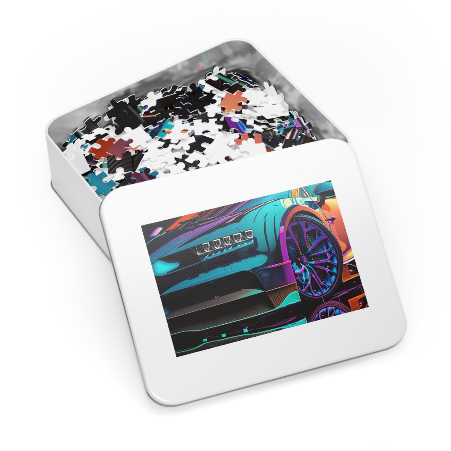 Jigsaw Puzzle (30, 110, 252, 500,1000-Piece) Bugatti Neon Chiron 1