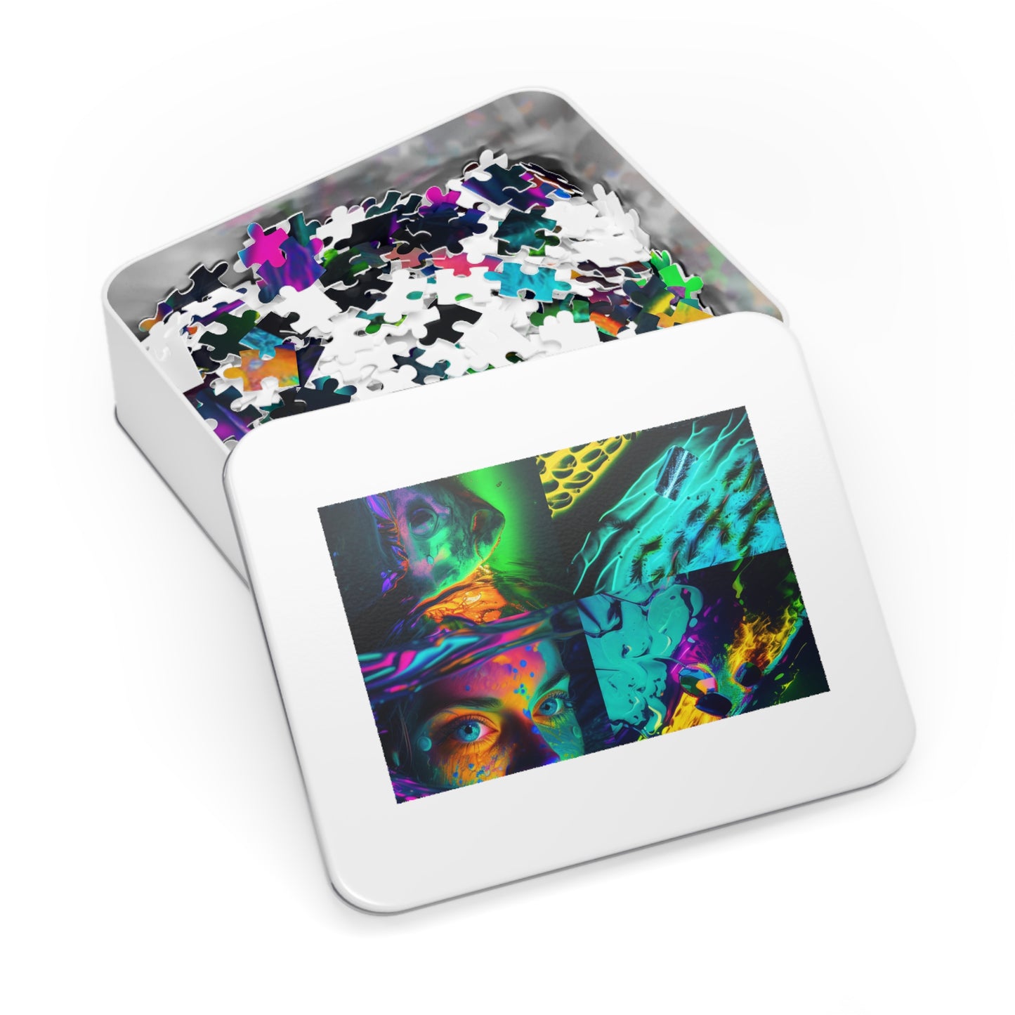 Jigsaw Puzzle (30, 110, 252, 500,1000-Piece) Florescent Glow 5