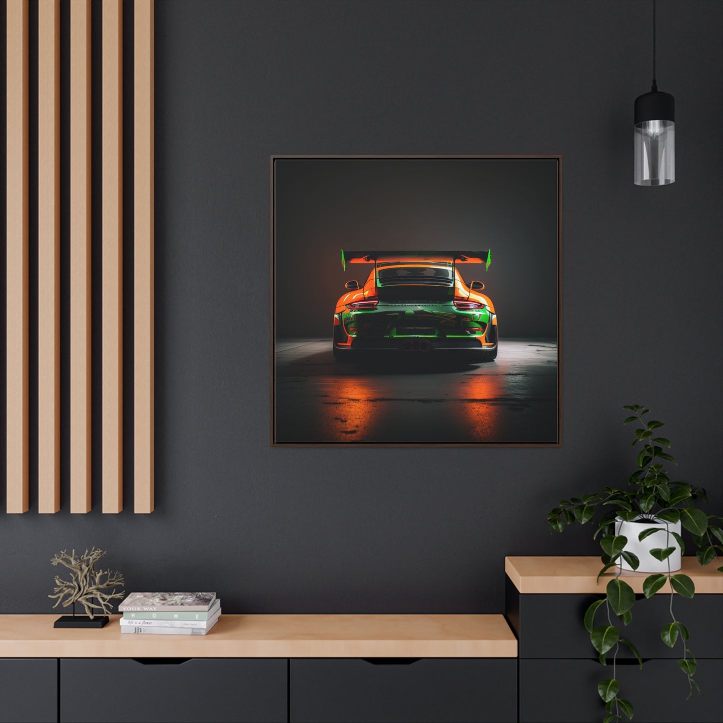Gallery Canvas Wraps, Square Frame Porsche Color 3