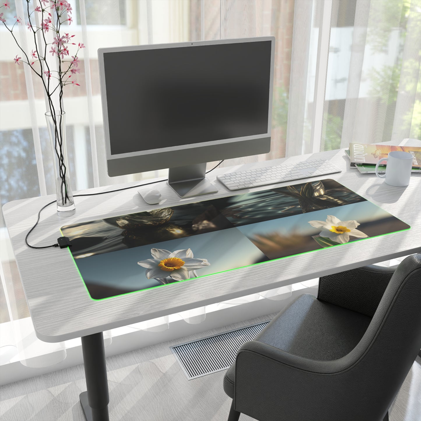 LED Gaming Mouse Pad Daffodil 5