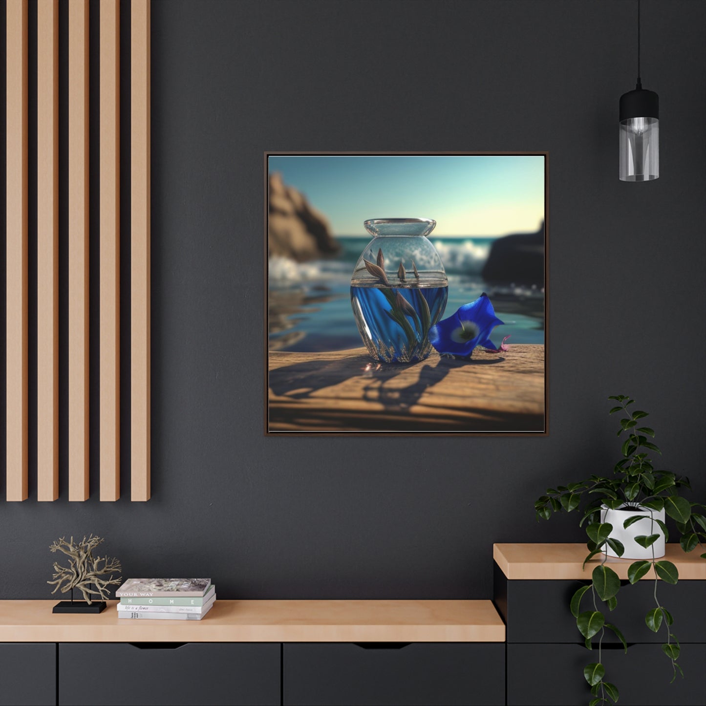 Gallery Canvas Wraps, Square Frame The Bluebell 4