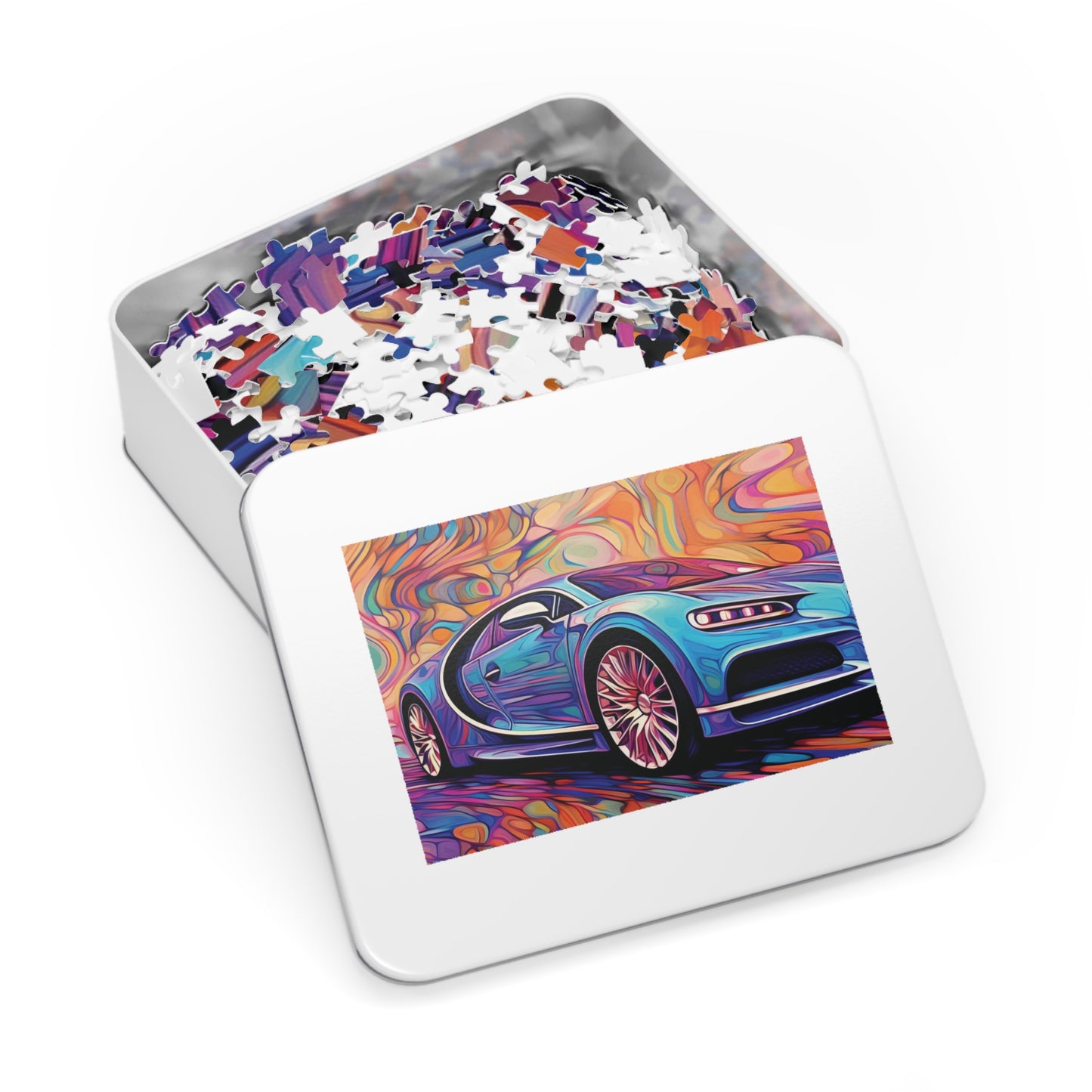 Jigsaw Puzzle (30, 110, 252, 500,1000-Piece) Bugatti Abstract Concept 3